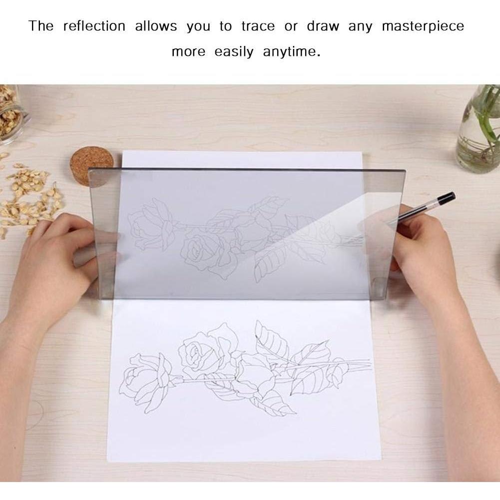 Tablero de Dibujo Portátil Zopsc con Luz LED y Soportes