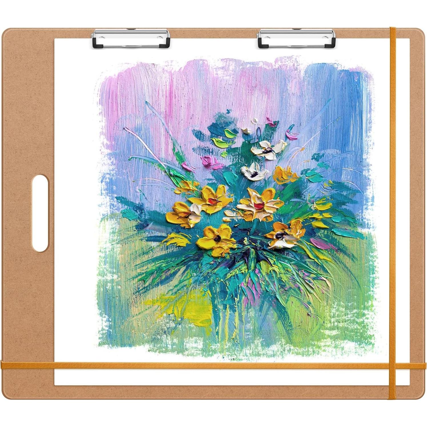 Tablero de Dibujo Tutata 58.4x66 cm Portátil con Clips