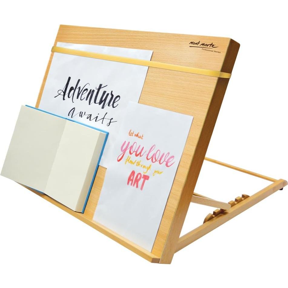 Tablero de Dibujo A3 Mont Marte con Banda Elástica y Ajustable