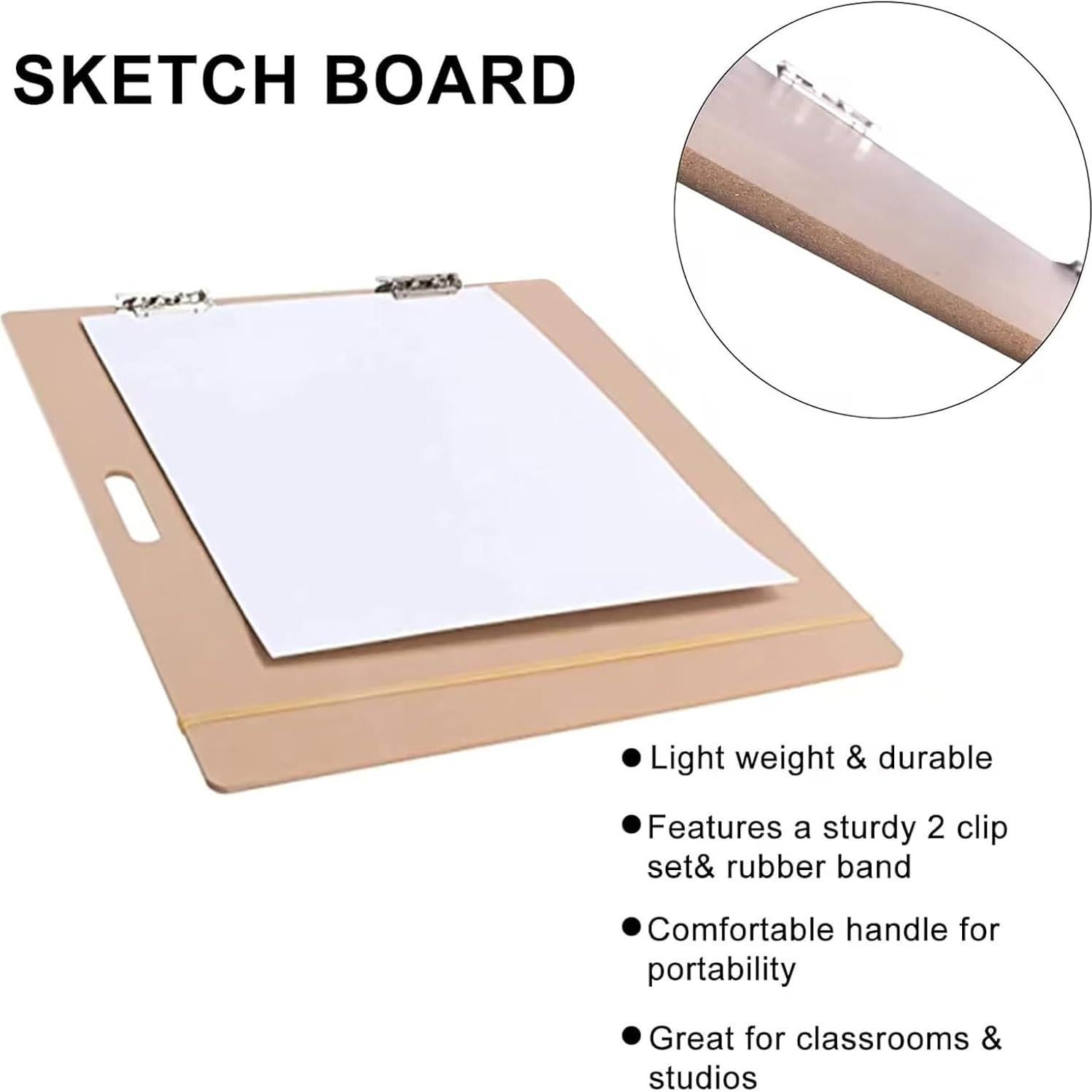 Tablero Artístico Vencer 33x43cm con Clip Desmontable