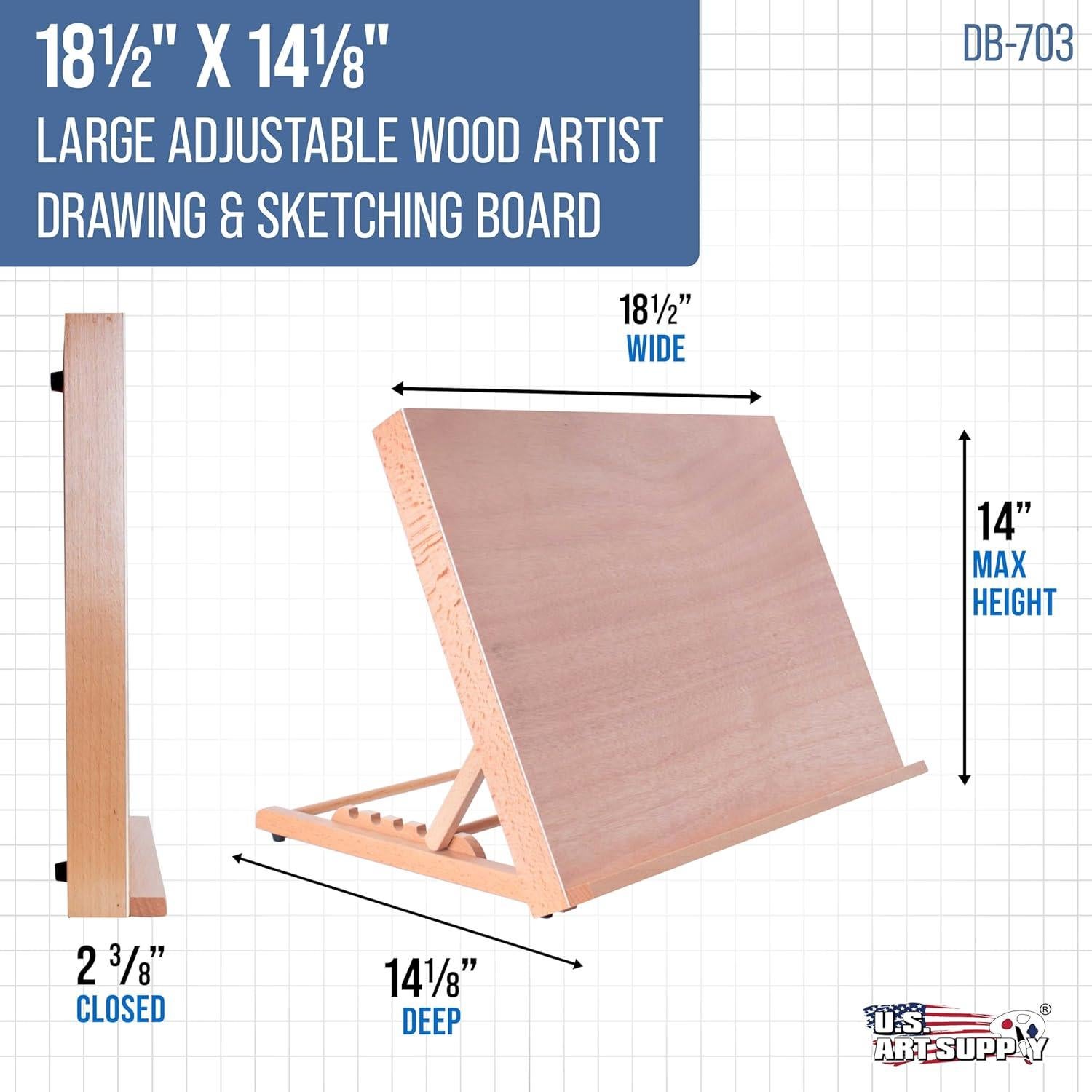 Tablero de Dibujo Ajustable Grande Suministro de Arte A3