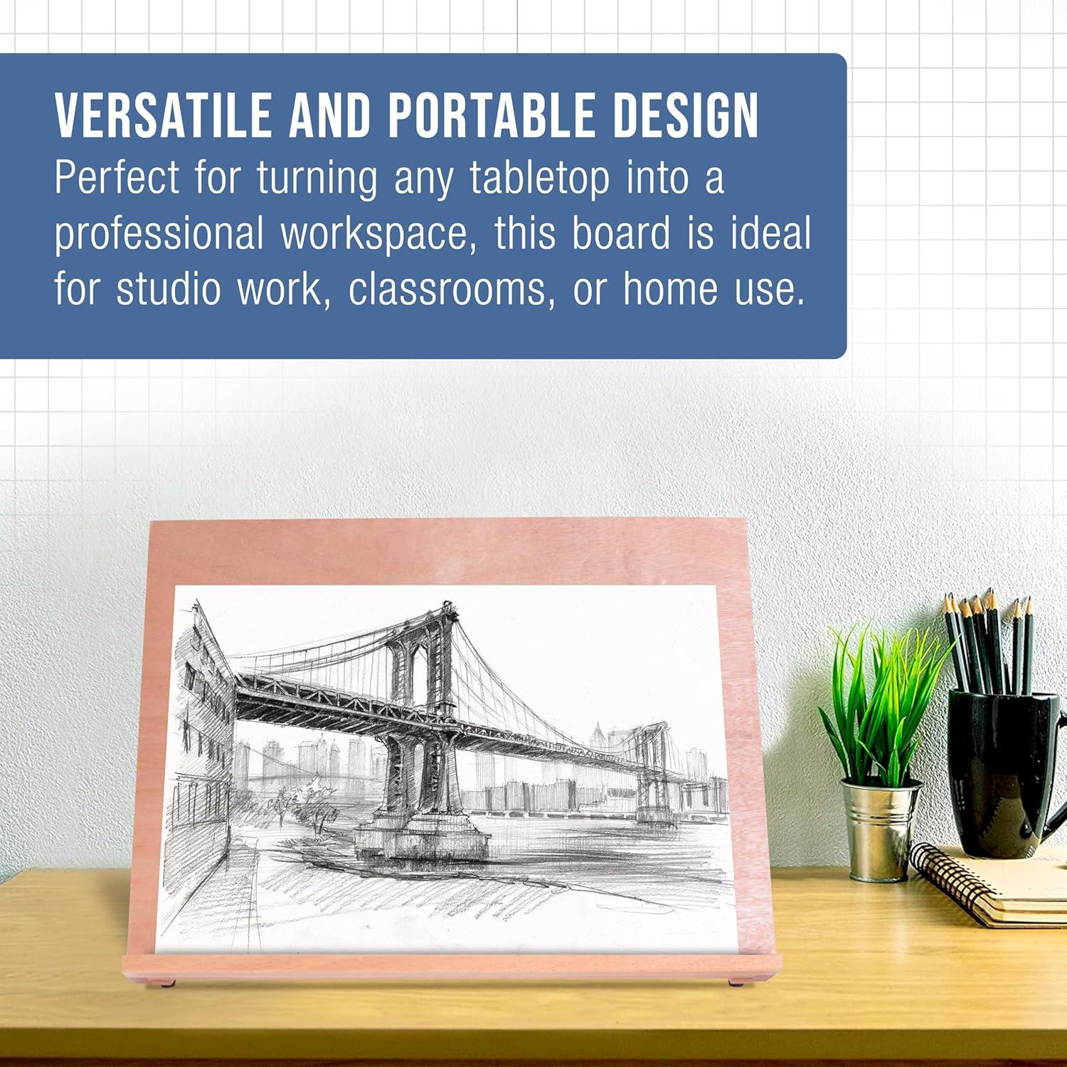 Tablero de Dibujo Ajustable Grande Suministro de Arte A3