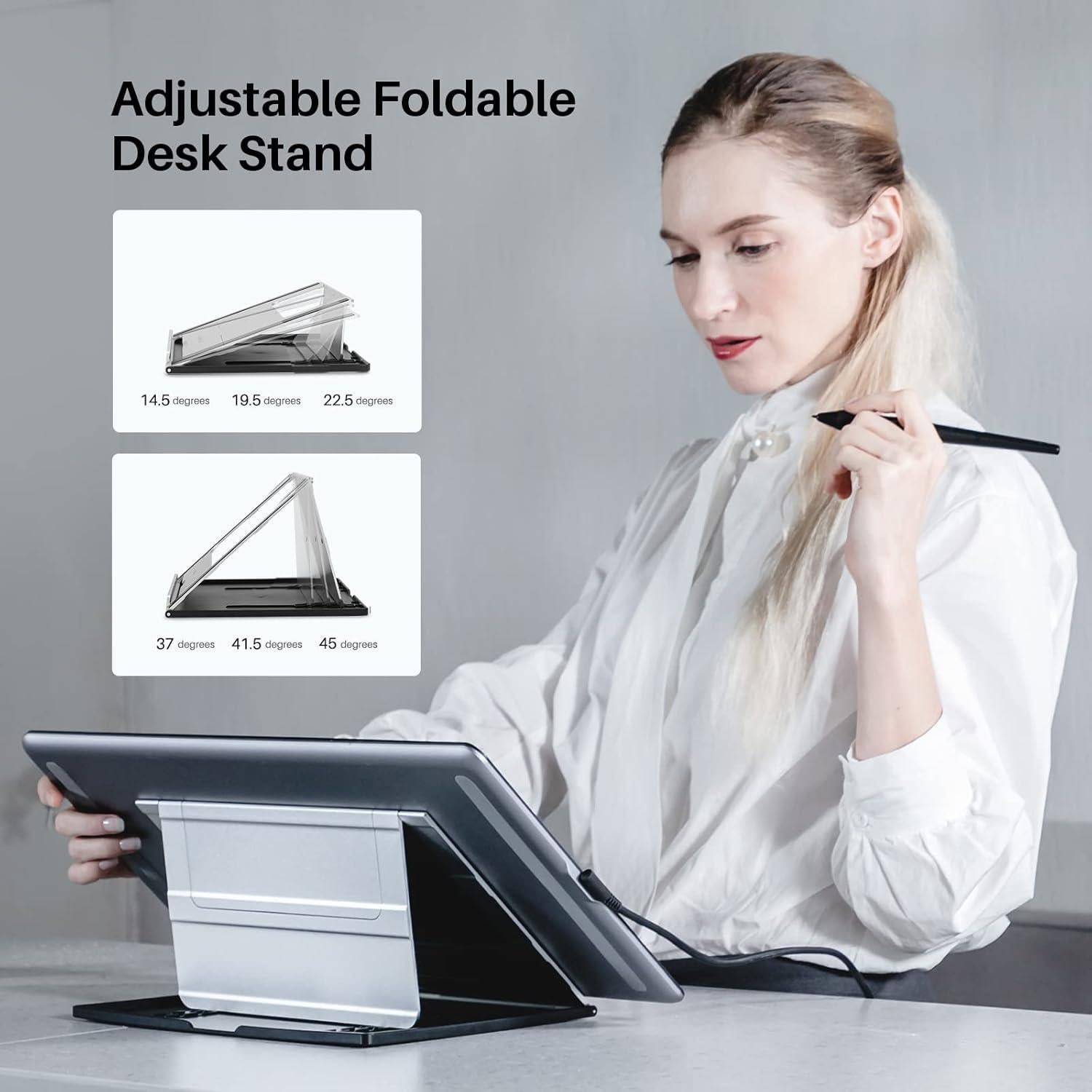 Tableta de Dibujo Huion Kamvas Pro 16 15.6" Full HD