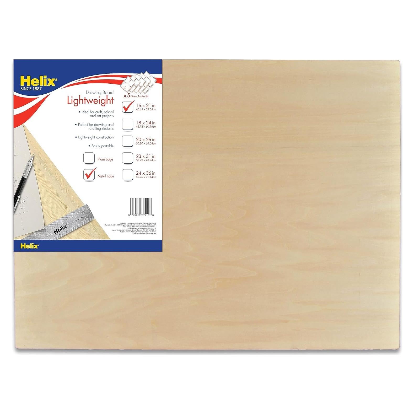 Tabla de Dibujo Ligera Maped Helix 40.6x53.3cm Bisel Metálico