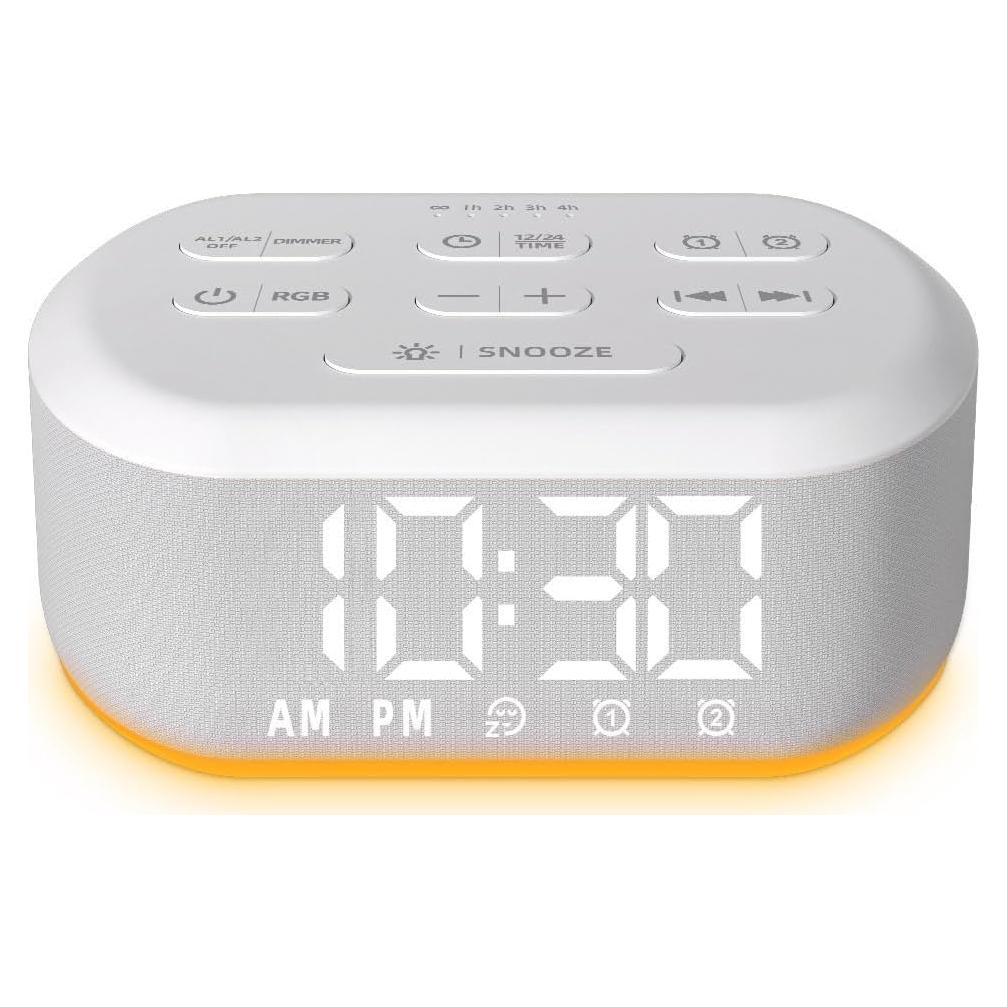 Reloj Despertador Digital LazyNight con Luz Nocturna y Sonidos
