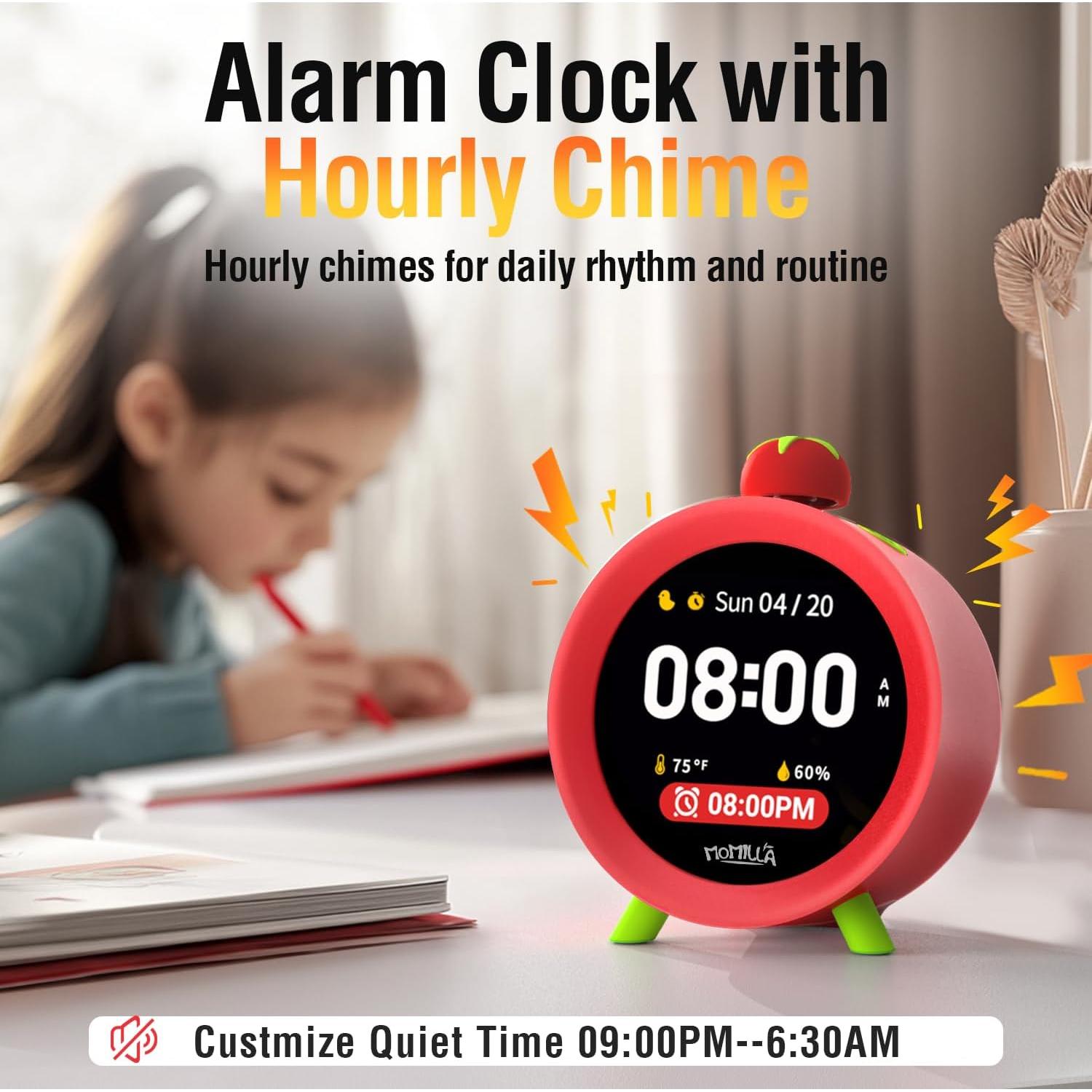 Reloj Despertador Digital MOMILLA SR01 con Ruido Blanco 2-en-1