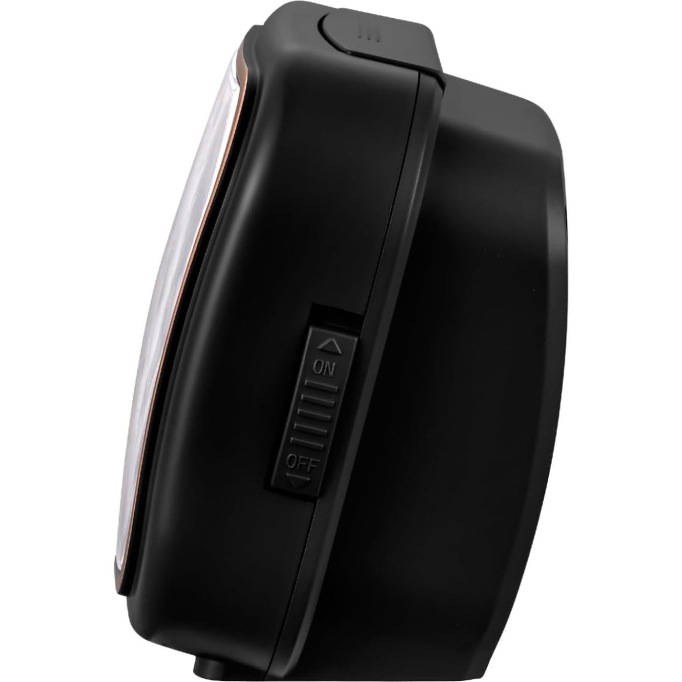 Reloj Despertador Analógico Retro Tinload-mc Negro 11.43 cm