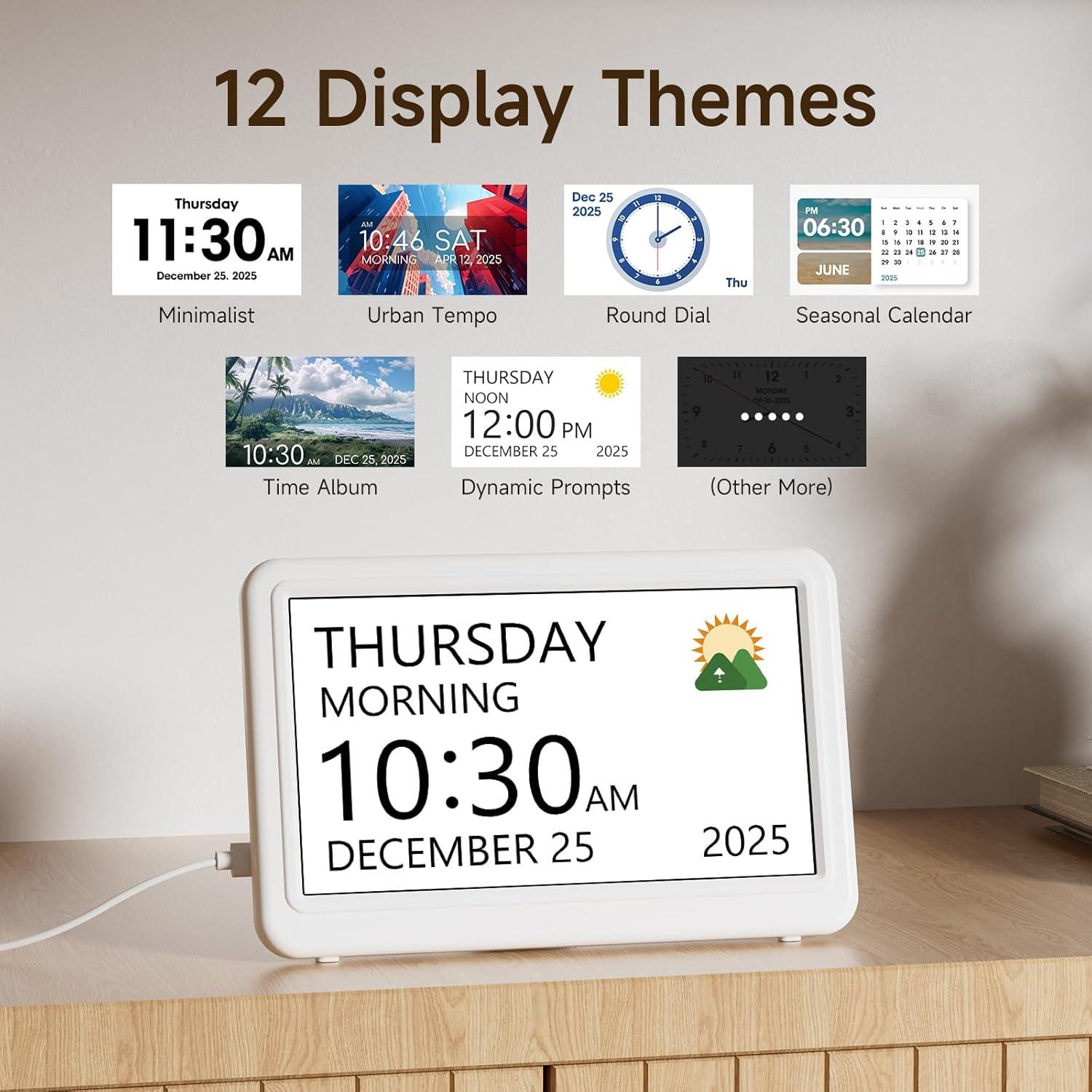 Reloj Digital Raynic CR1029 con Calendario y 20 Alarmas