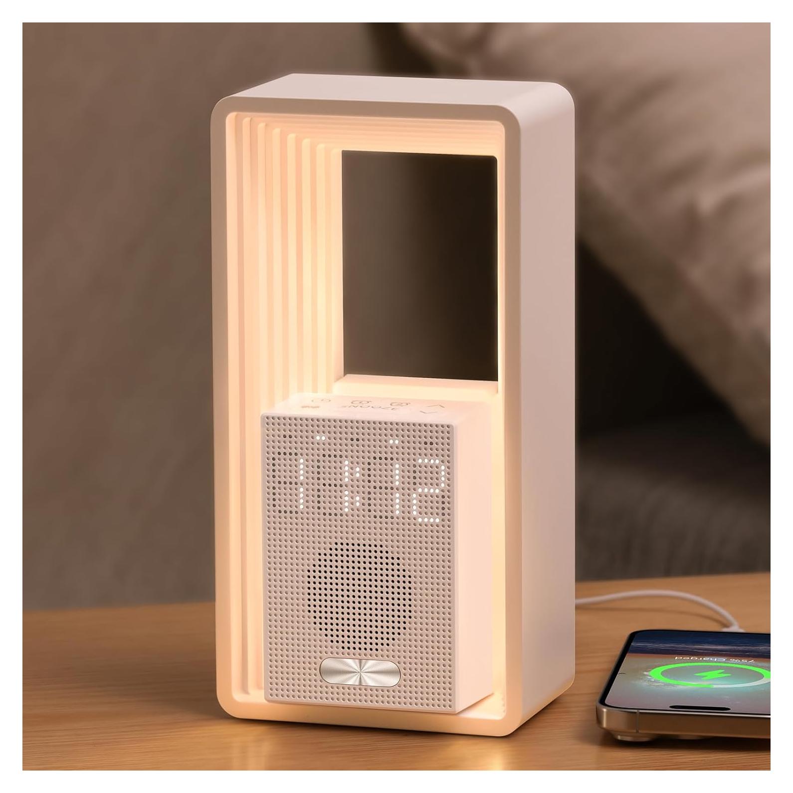 Reloj Despertador Digital WILIT con Luz de Amanecer y Sonidos