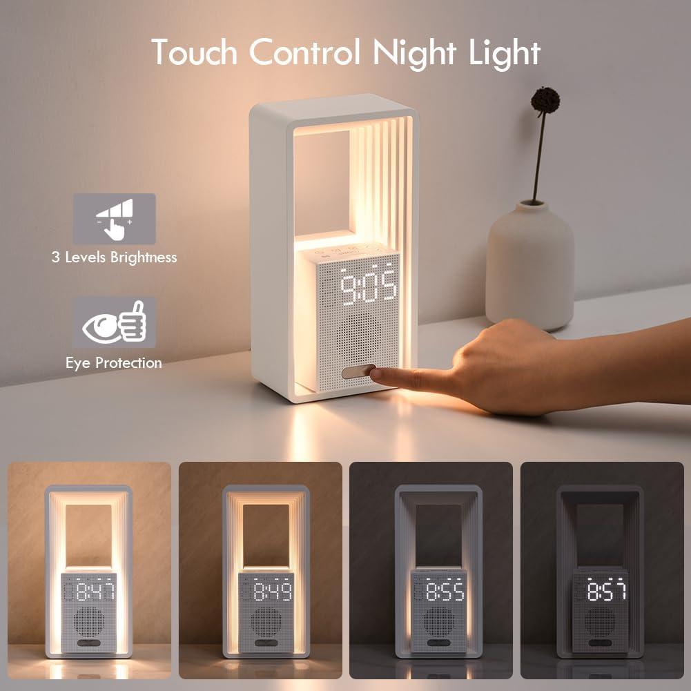 Reloj Despertador Digital WILIT con Luz de Amanecer y Sonidos