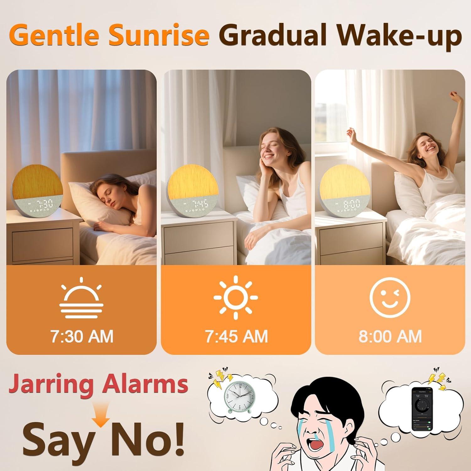 Despertador de Amanecer Bluetooth Shenzhenshi YF04 Gris 30 Sonidos