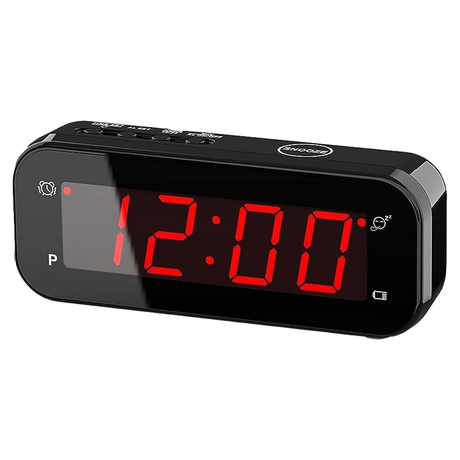 Reloj Despertador Digital SUPLEDCK con Pantalla de Temperatura
