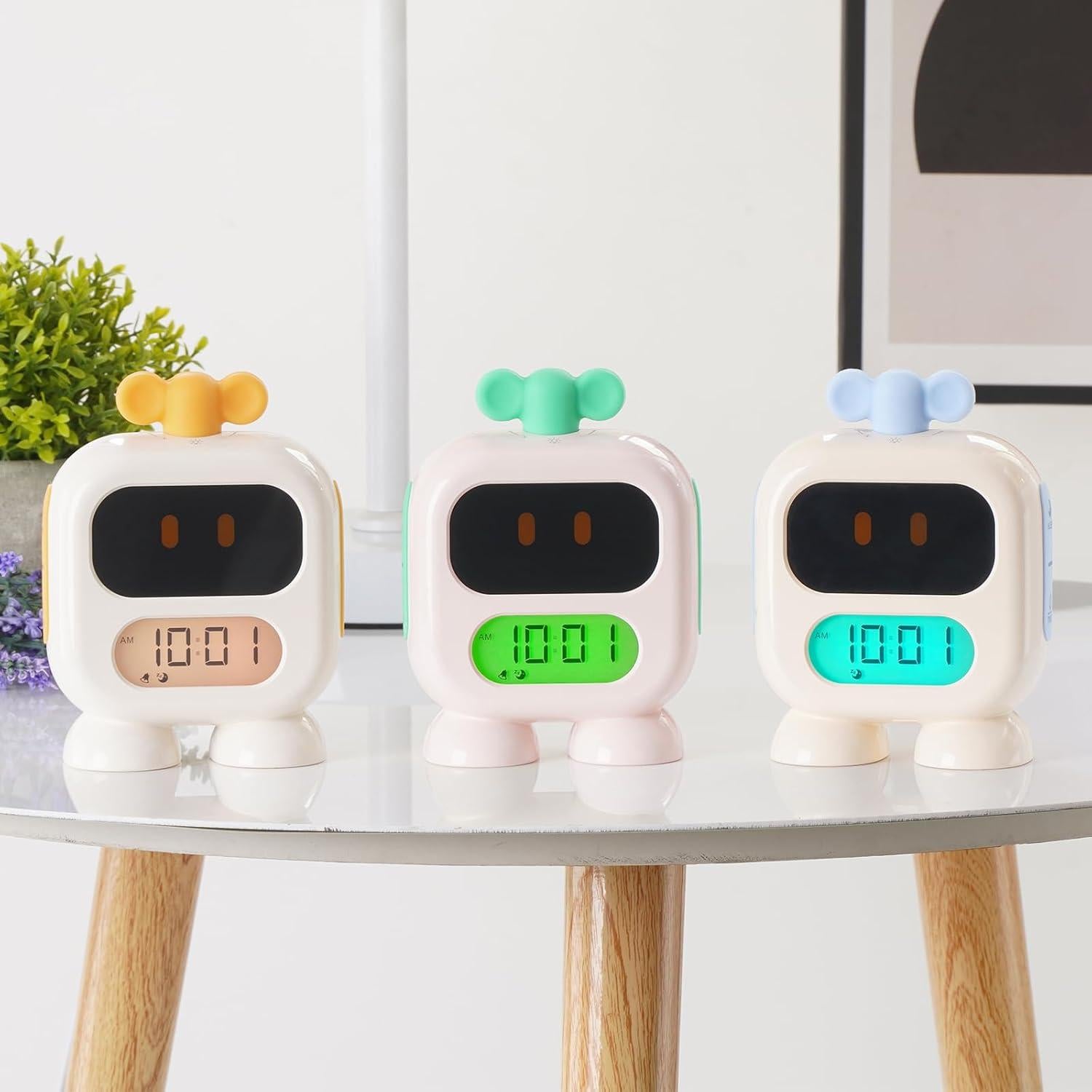 Reloj Despertador Infantil Seucasu S300 Verde con Luz