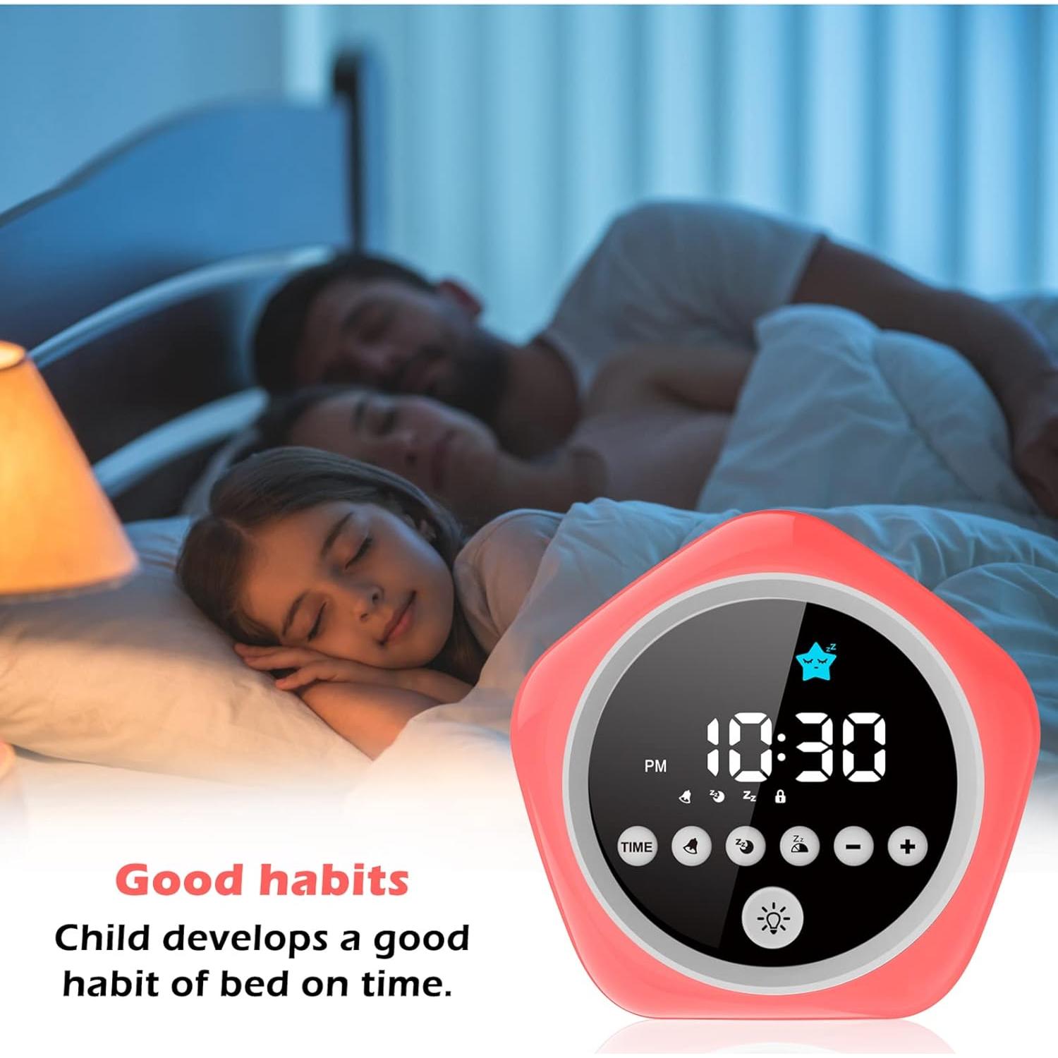 Reloj Despertador Estrella DINVEL para Niños con Luz y Sonido