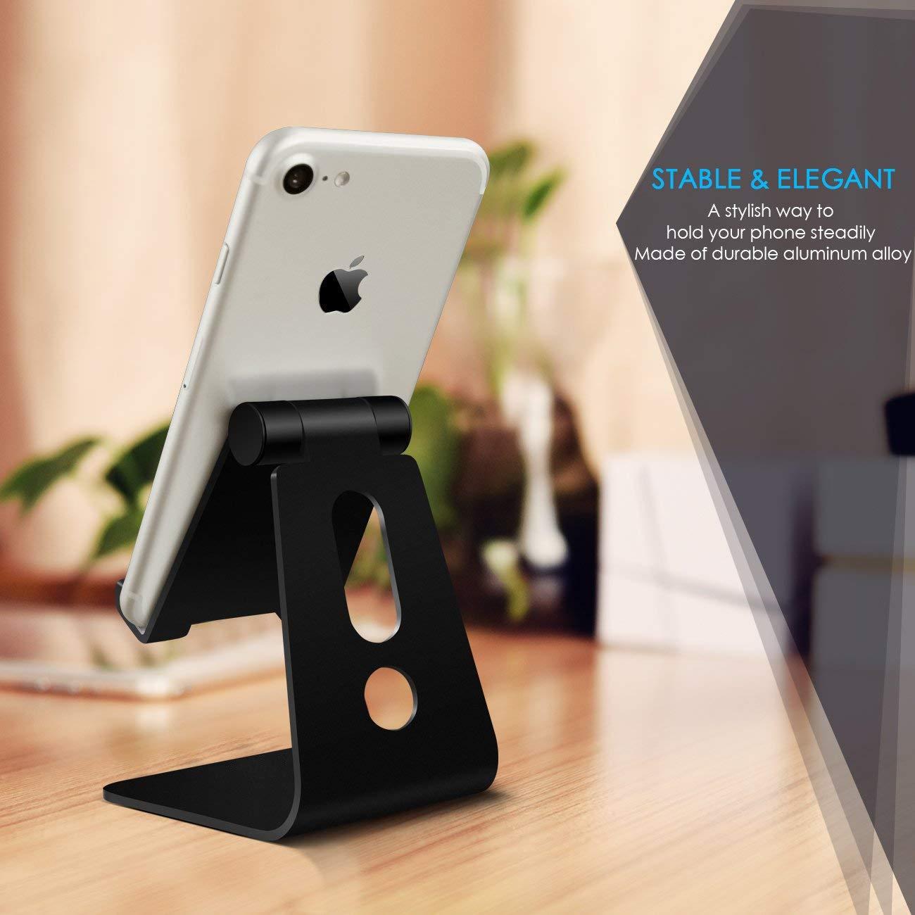 Soporte de Teléfono Celular Ajustable Emoly con Base Antideslizante