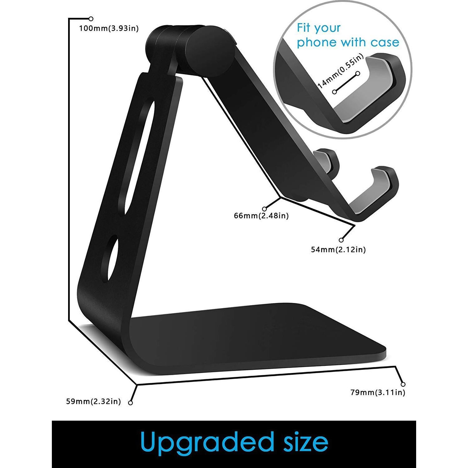 Soporte de Teléfono Celular Ajustable Emoly con Base Antideslizante