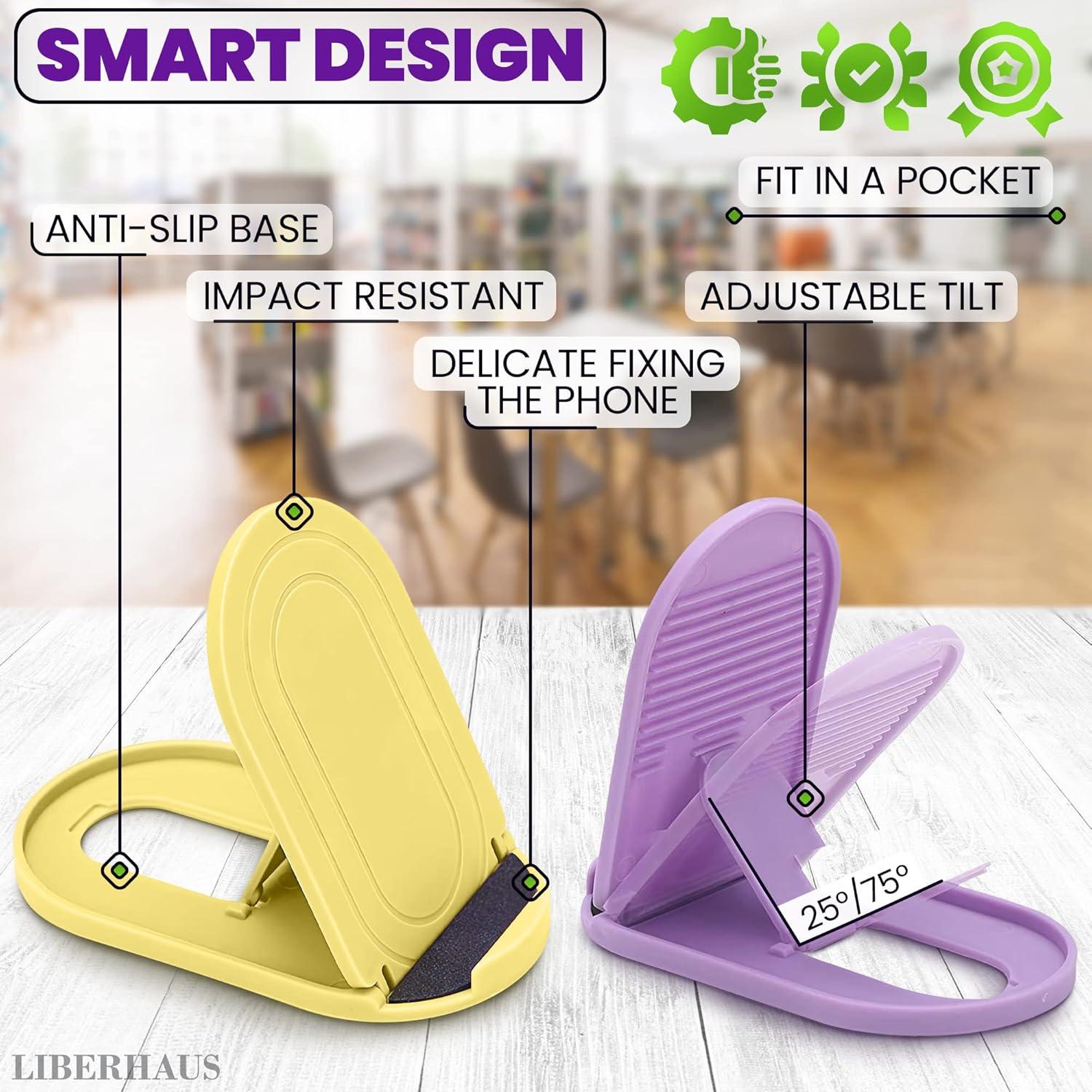 Soporte para Teléfono Móvil LIBERHAUS KZ-02 Ajustable 4-7.9"