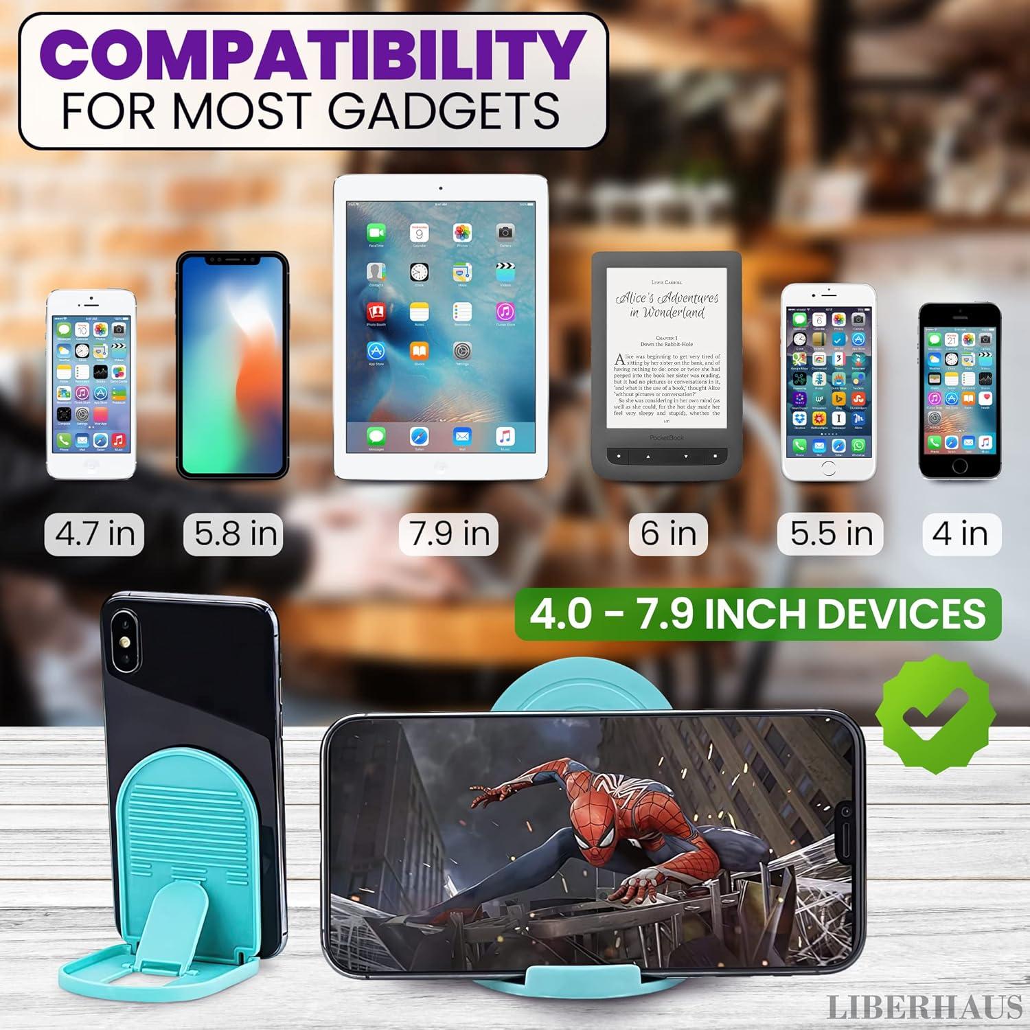 Soporte para Teléfono Móvil LIBERHAUS KZ-02 Ajustable 4-7.9"