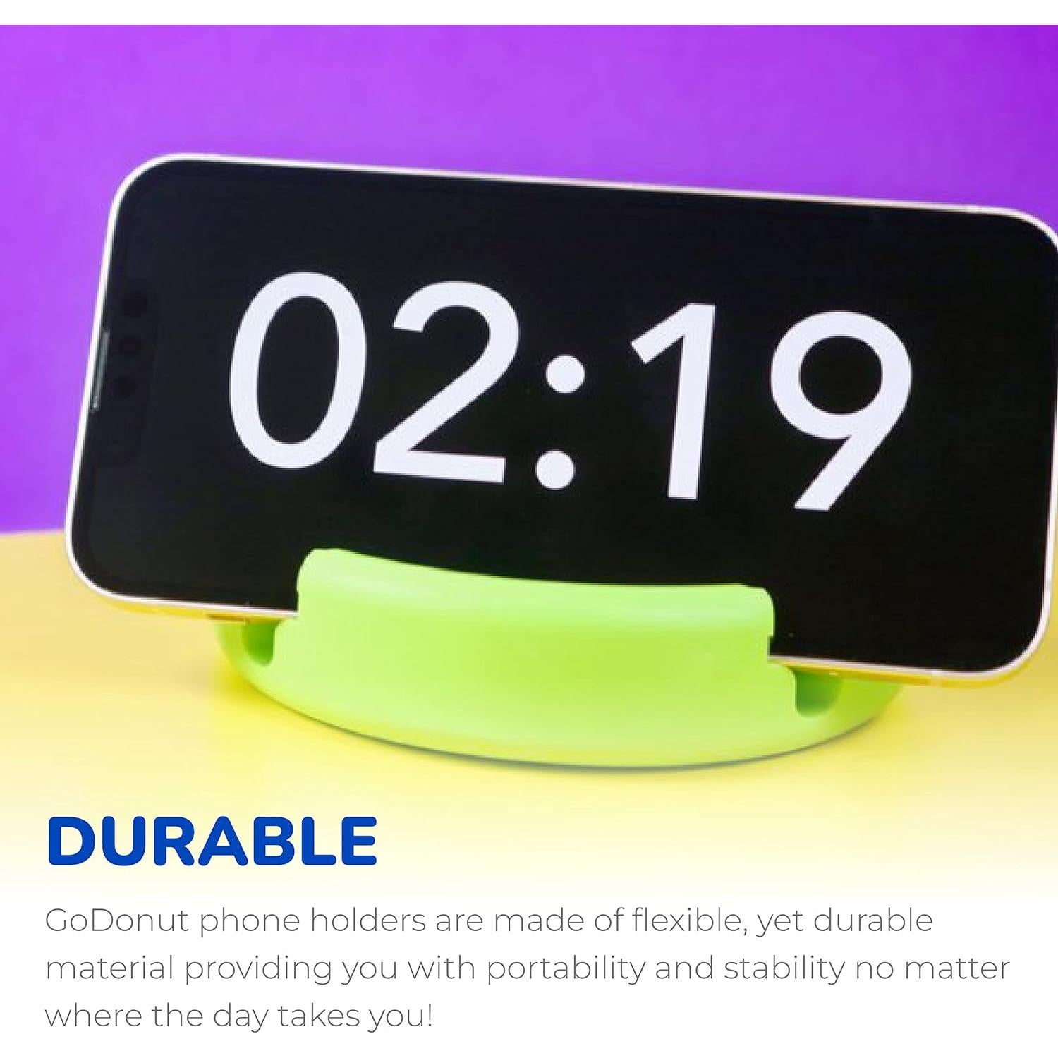 Soporte para Teléfono GoDonut PLUS+ Azul - Compatible con Smartphones y Tabletas