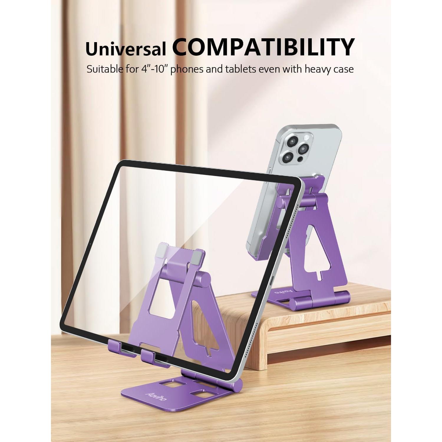 Soporte Ajustable para Teléfono Móvil Aoviho H6 Púrpura