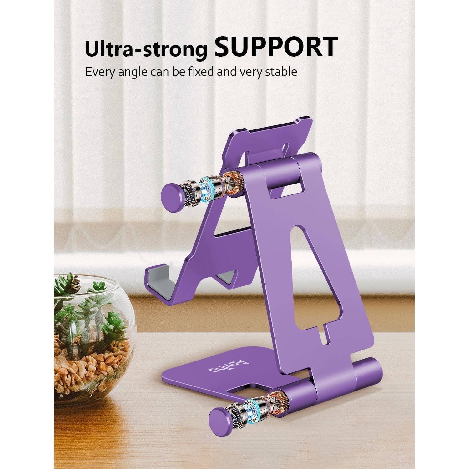 Soporte Ajustable para Teléfono Móvil Aoviho H6 Púrpura