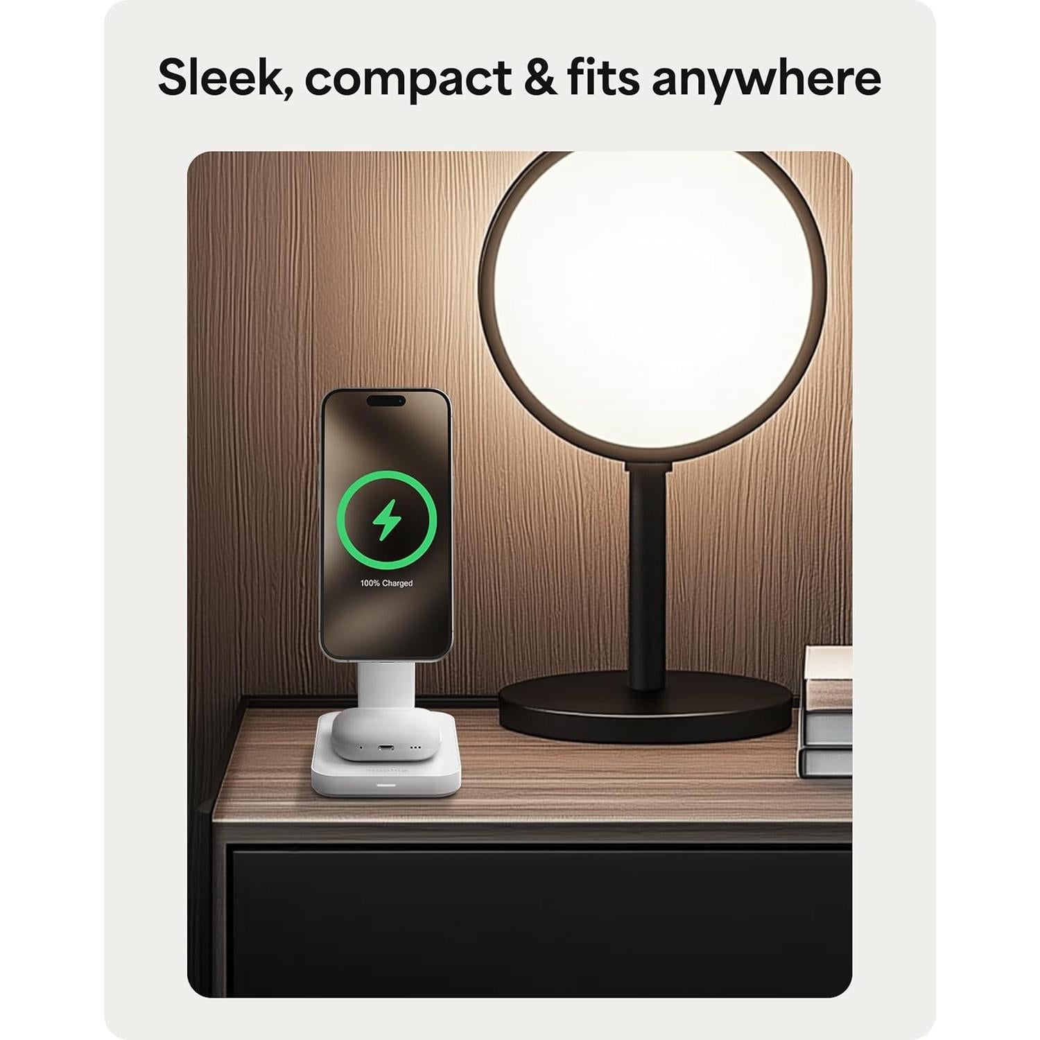 Mophie Snap+ Soporte Carga Inalámbrica 3-en-1 MagSafe Qi2