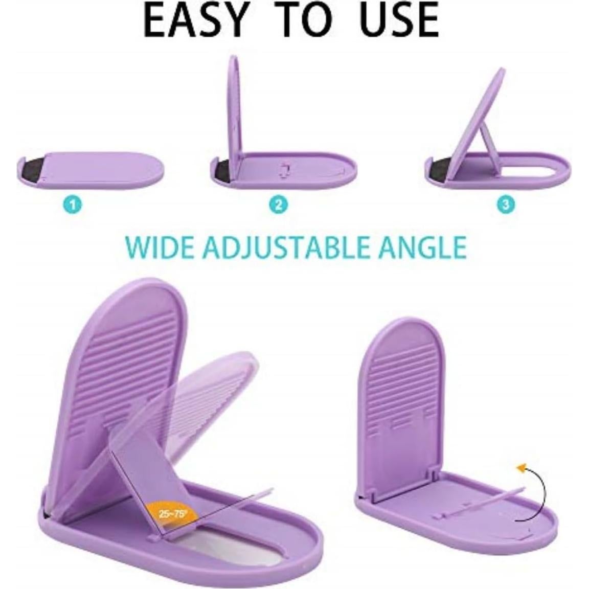 Soporte Plegable para Teléfono Móvil YEIO - Paquete de 6 Colores