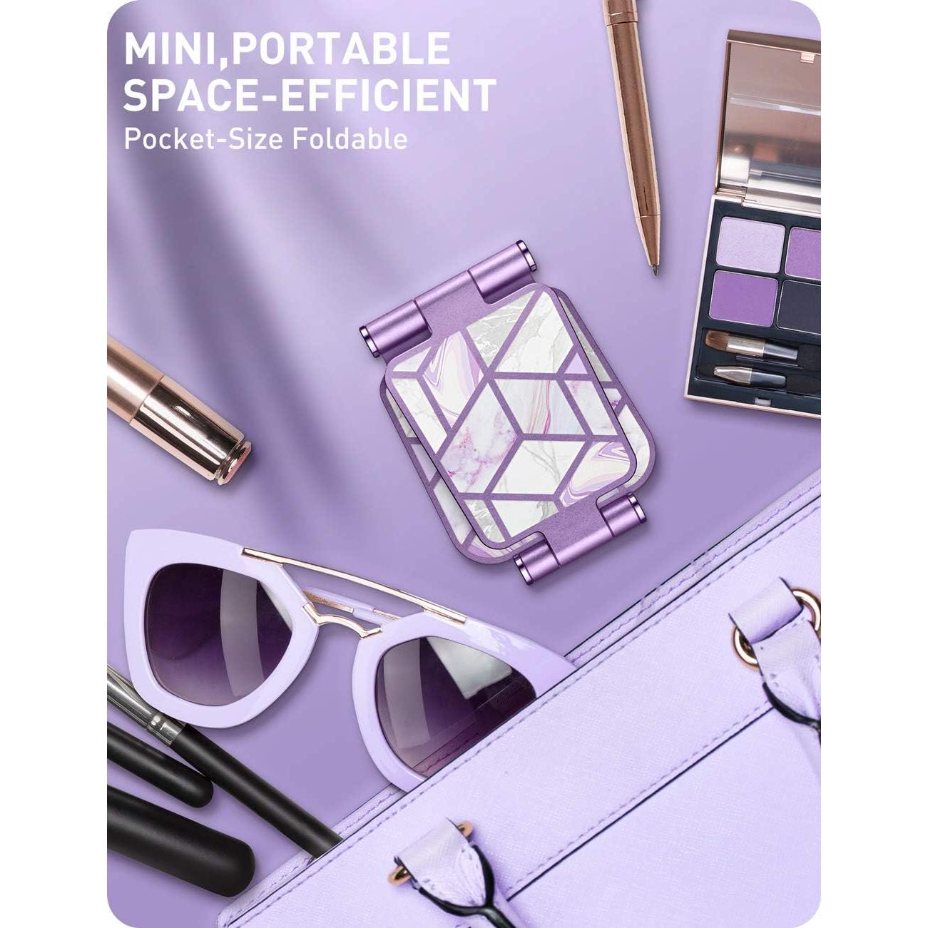 Soporte Plegable para Teléfono i-Blason Aluminio Púrpura