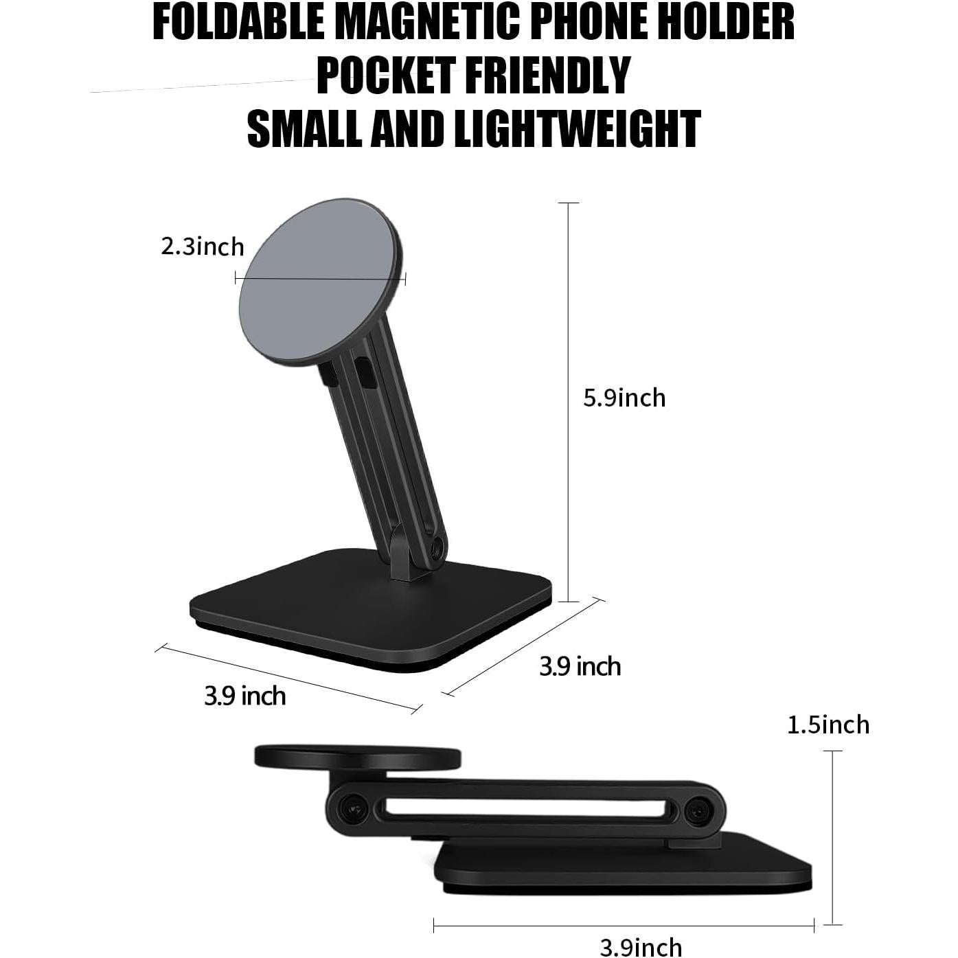 Soporte Magnético Plegable YUEFIELI para Teléfono iPhone 16/15/14/13