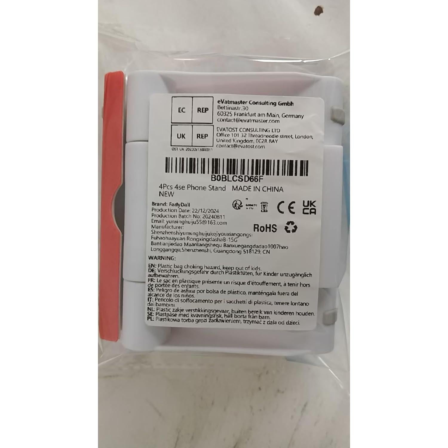 Soporte ajustable para teléfono celular FadyDail - 4 piezas