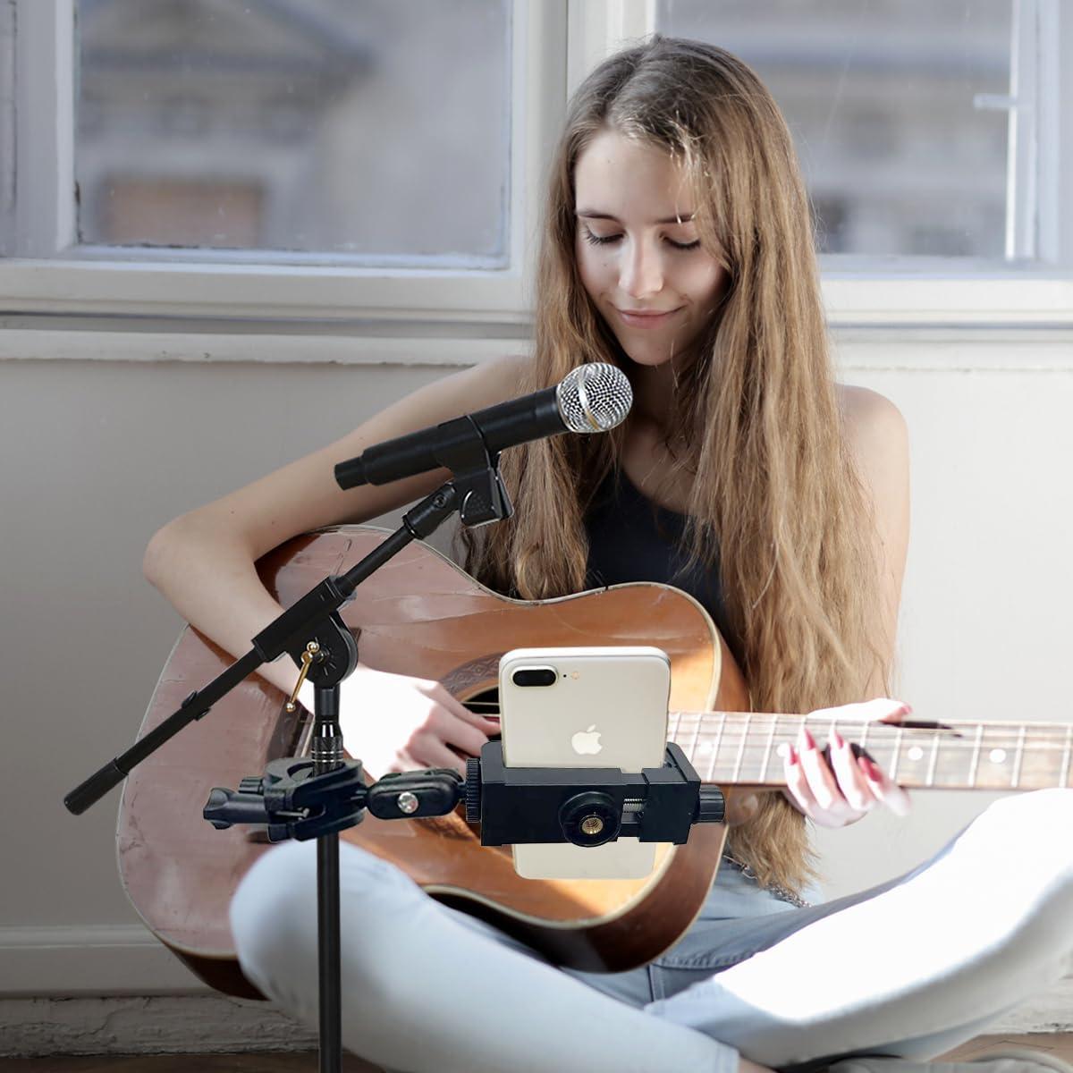 Soporte para Teléfono de Micrófono JCWINY Ajustable 360°