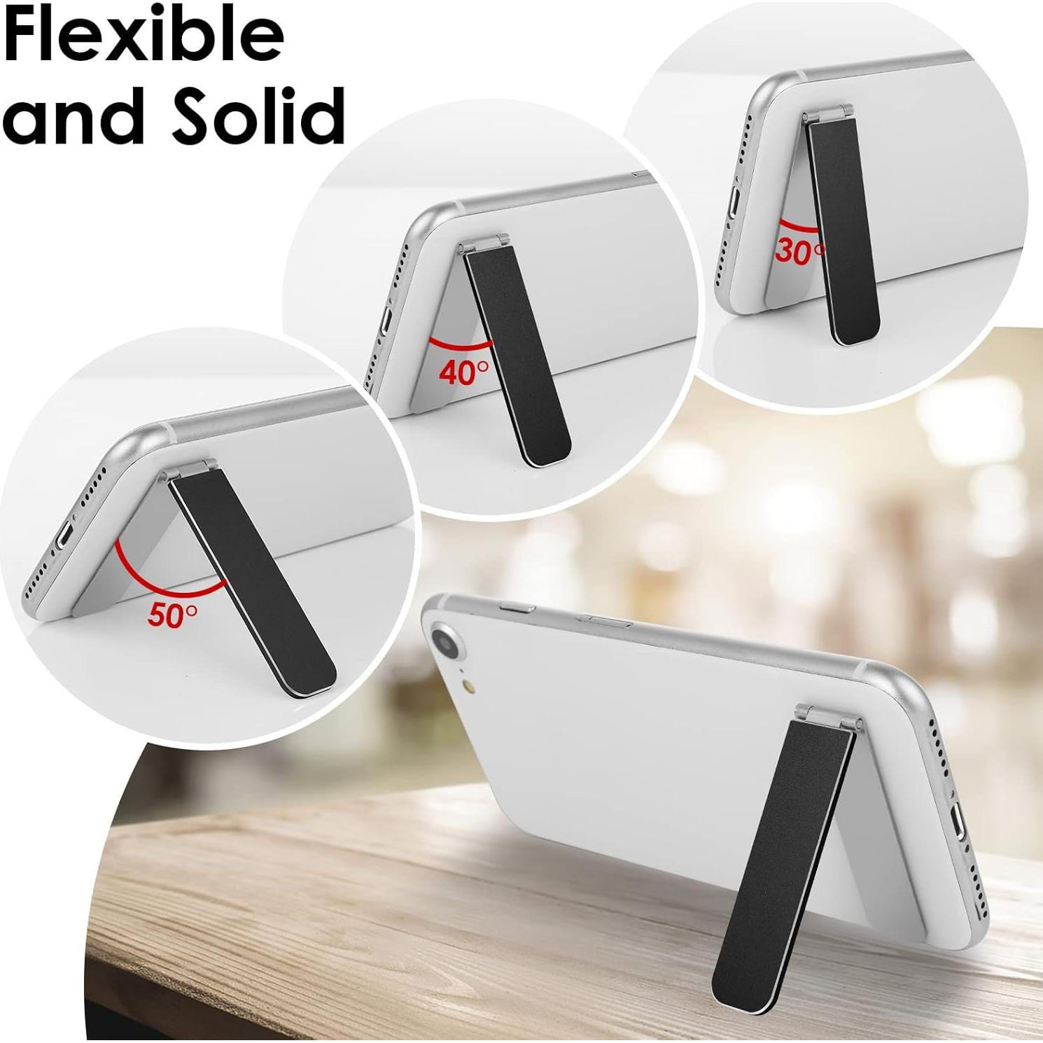 Soporte Plegable para Teléfono TIESOME Negro Ajustable