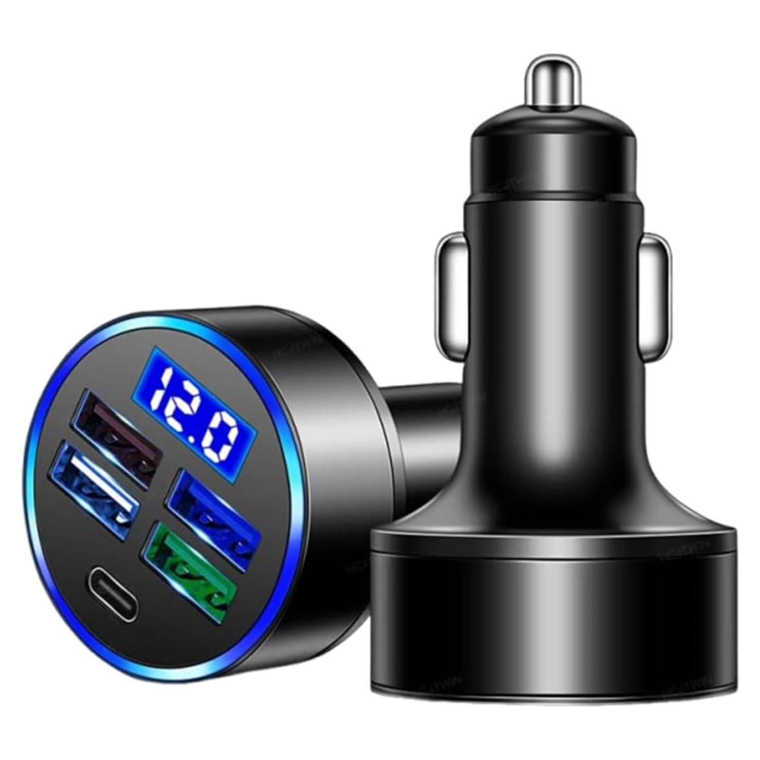 Cargador de coche 5 puertos USB OFSPOWER 24W carga rápida