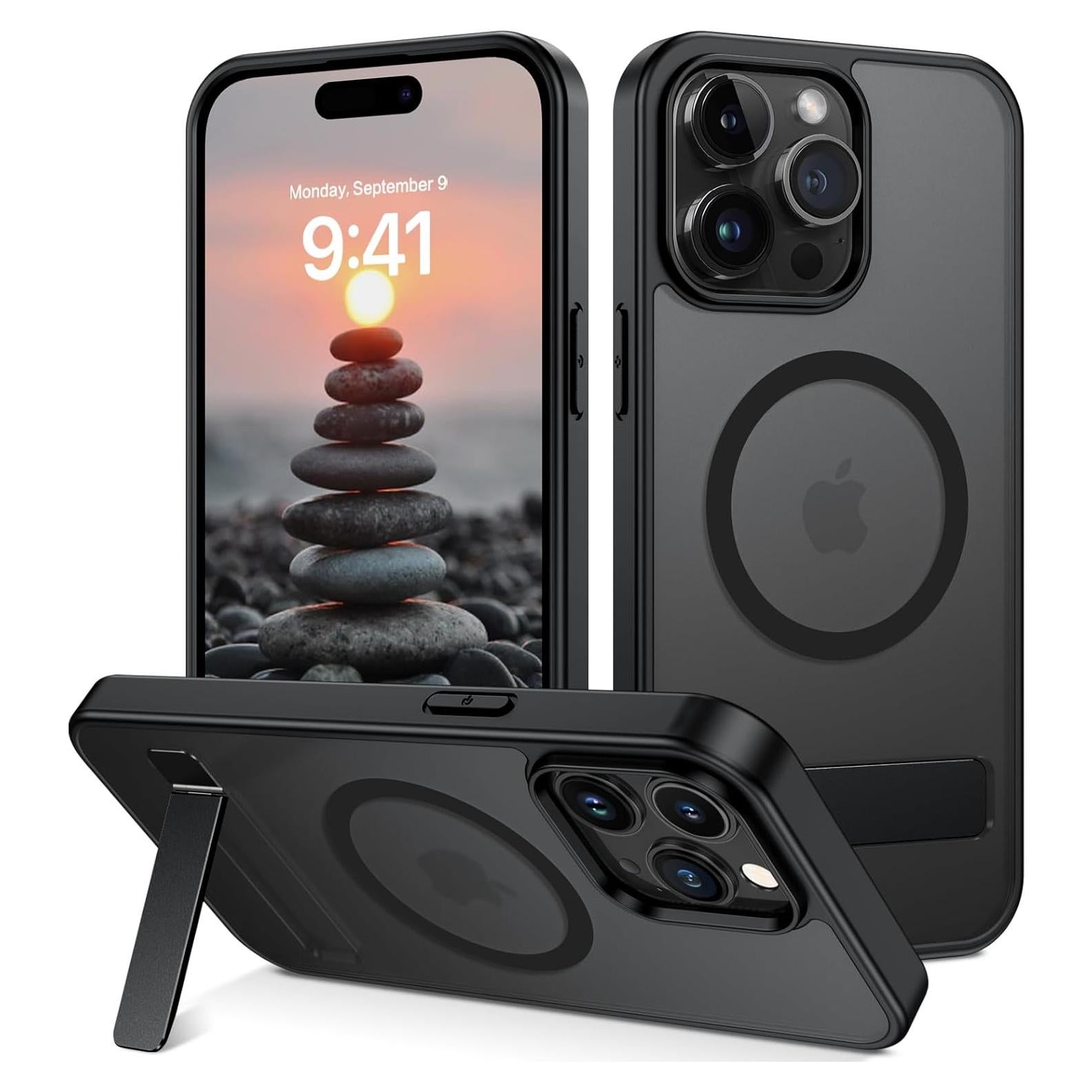 Funda Magnética Telaso para iPhone 14 Pro Max - Negro