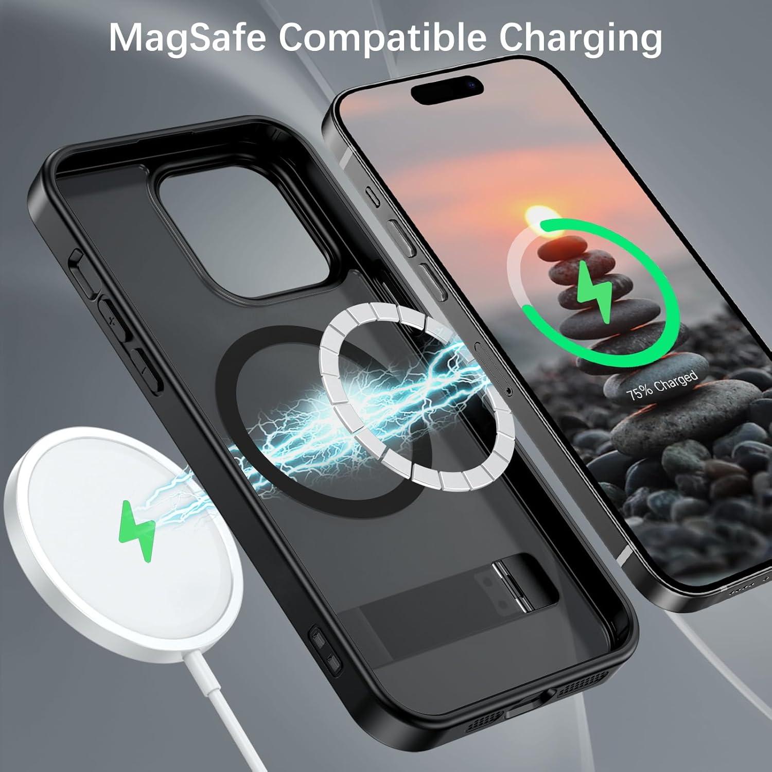 Funda Magnética Telaso para iPhone 14 Pro Max - Negro