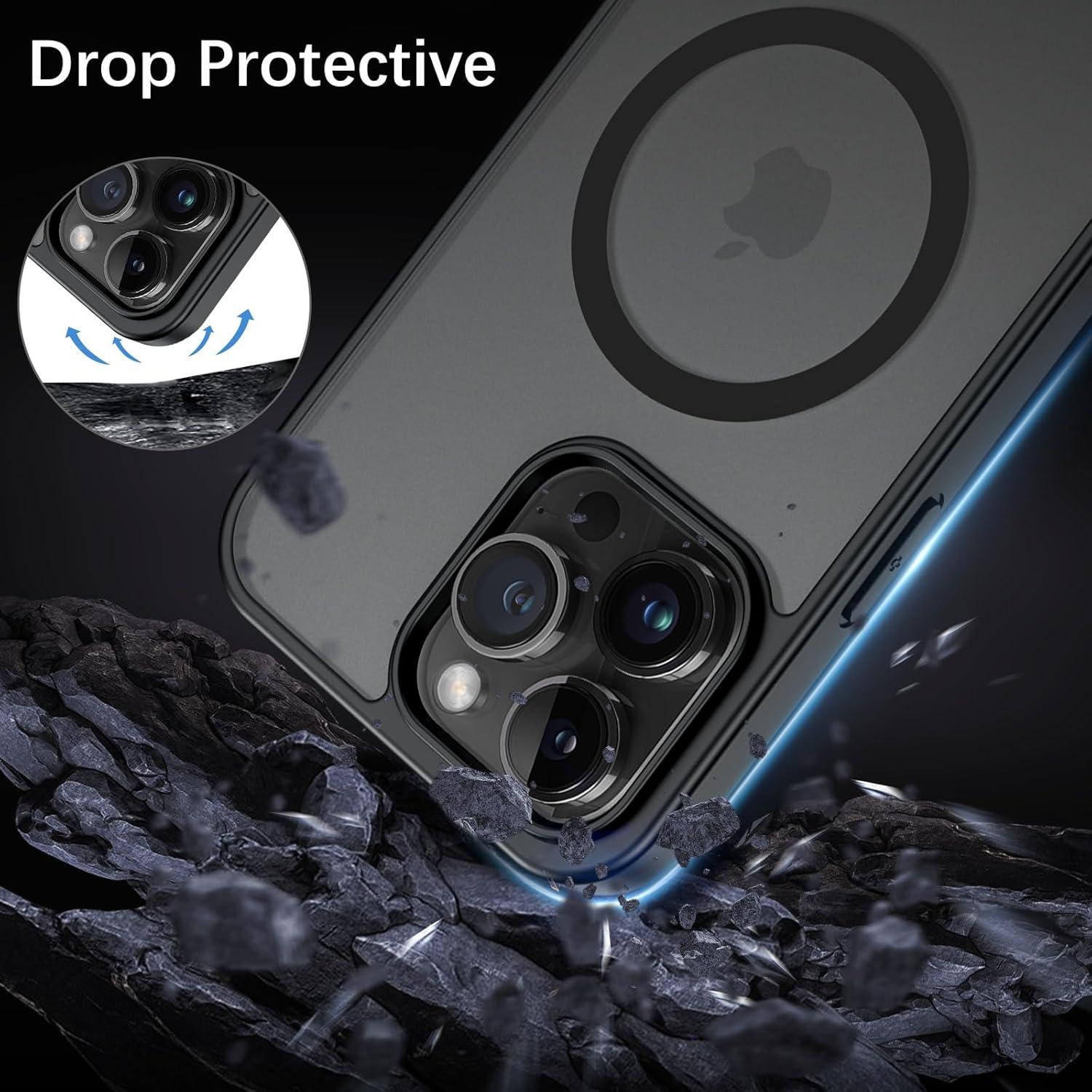 Funda Magnética Telaso para iPhone 14 Pro Max - Negro