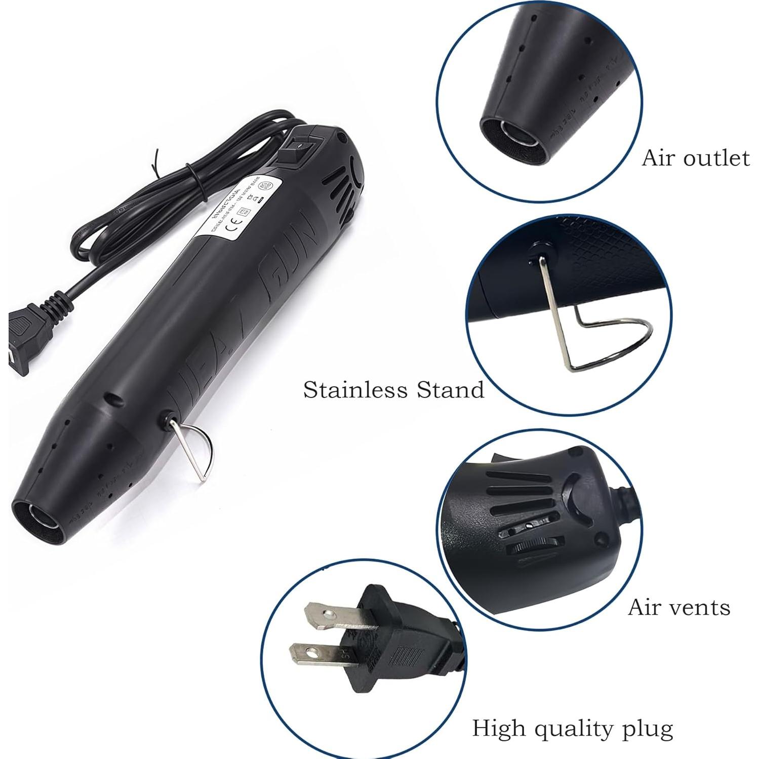 Kit de Reparación de Cables TOPNI CCP-01 - 20 Protectores + Mini Pistola de Calor