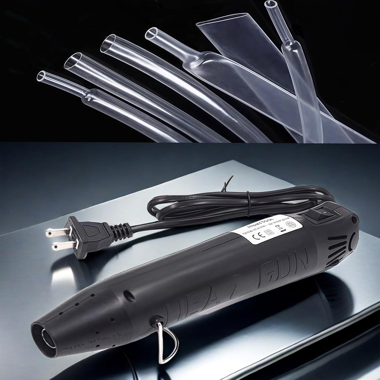 Kit de Reparación de Cables TOPNI CCP-01 - 20 Protectores + Mini Pistola de Calor