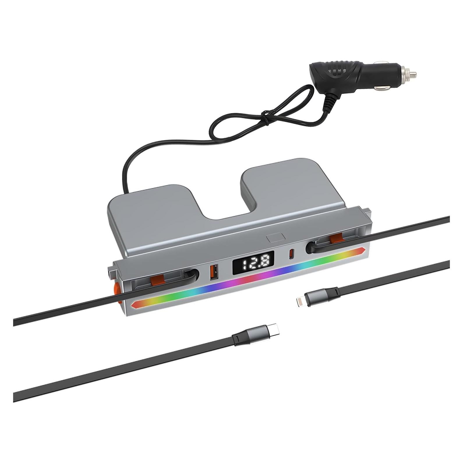 Alopee Hub USB 65W Carga Rápida para Tesla Model 3/Y 2024-2025