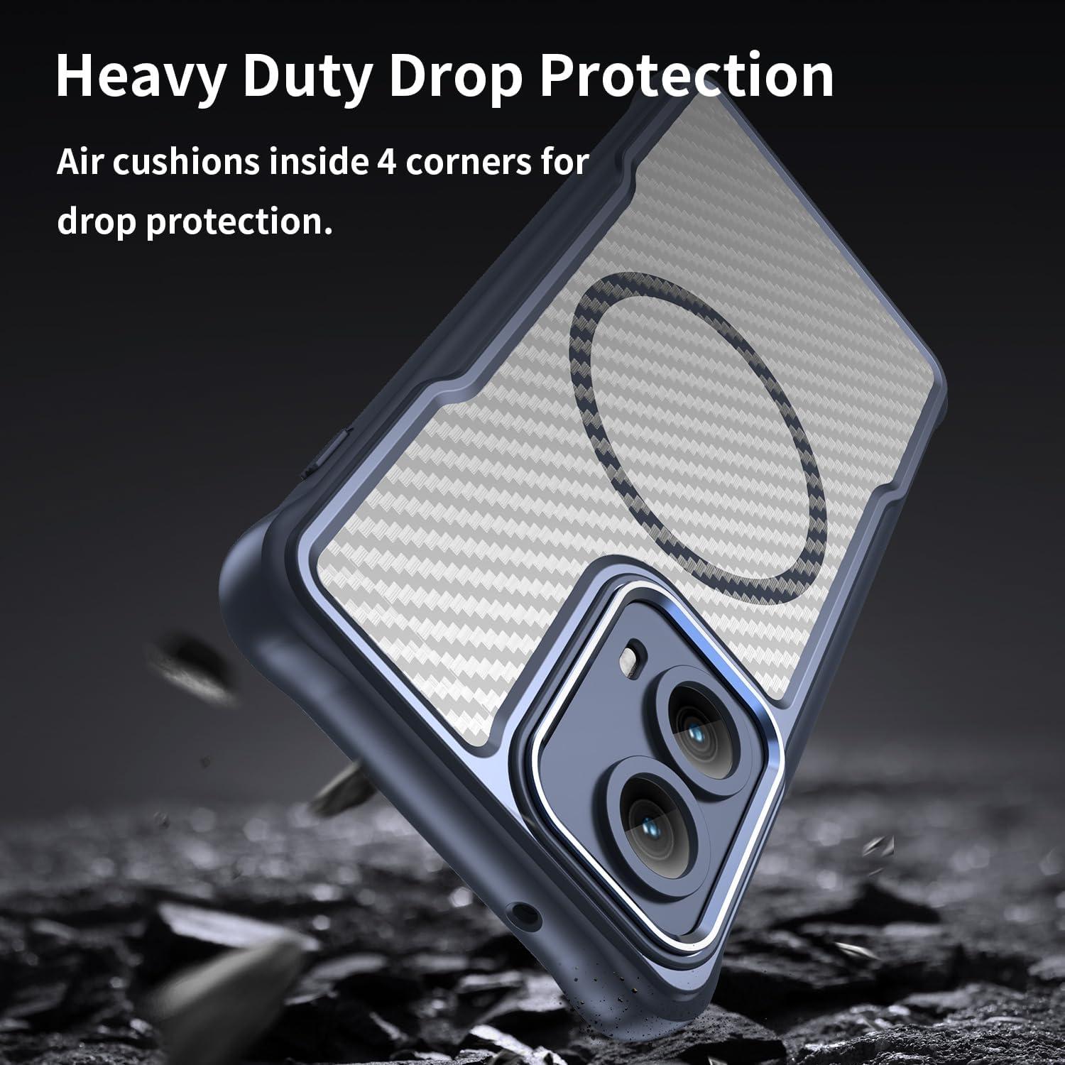 Funda para Motorola Edge 5G 2024 con Soporte Magnético y Carga Inalámbrica