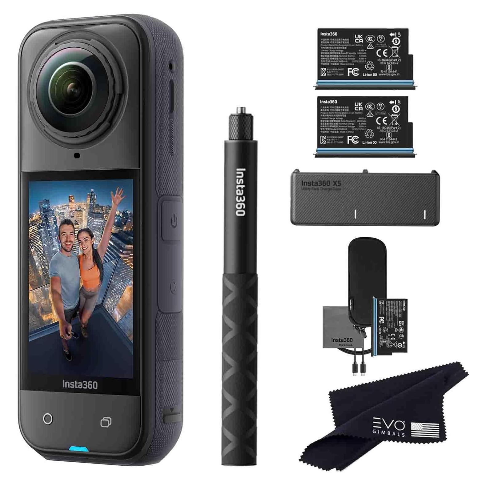 Cámara de Acción 360 Insta360 X5 8K HDR con 2 Baterías