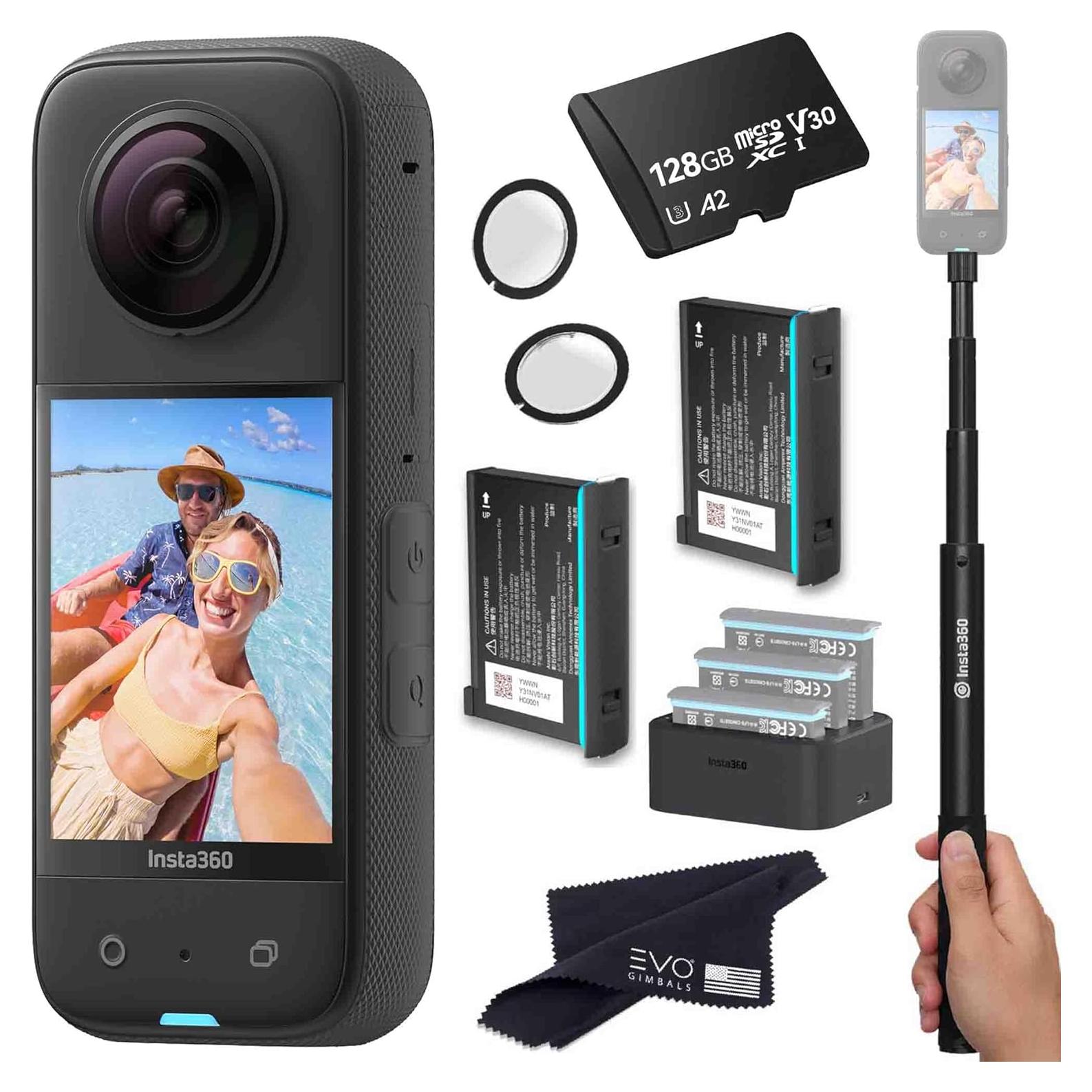 Cámara de Acción 360 Insta360 X3 con Accesorios y 128GB