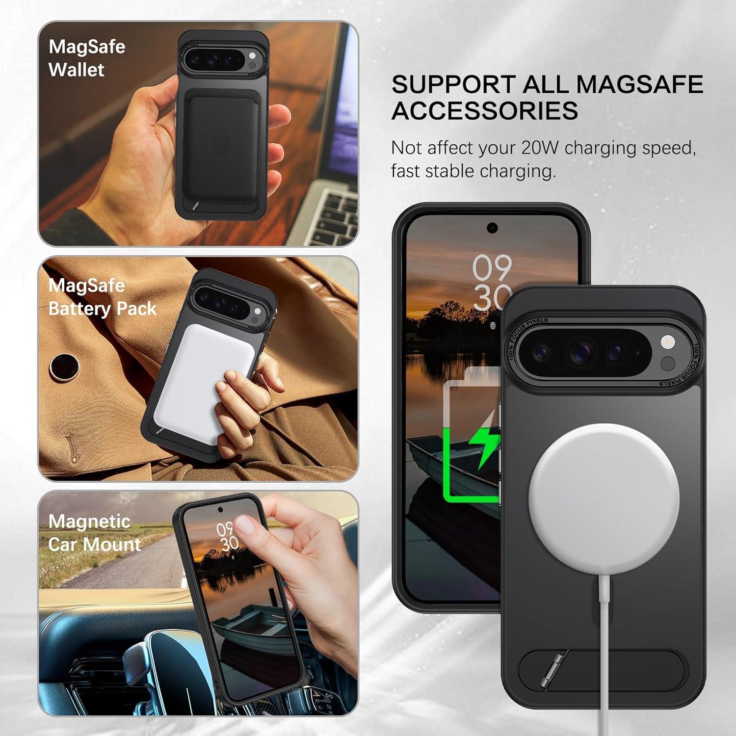 Funda GUAGUA para Google Pixel 10 Pro XL con Soporte Invisible