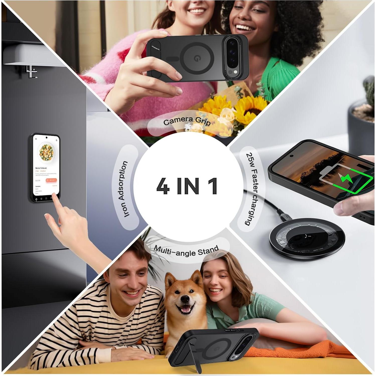 Funda GUAGUA para Google Pixel 10 Pro XL con Soporte Invisible