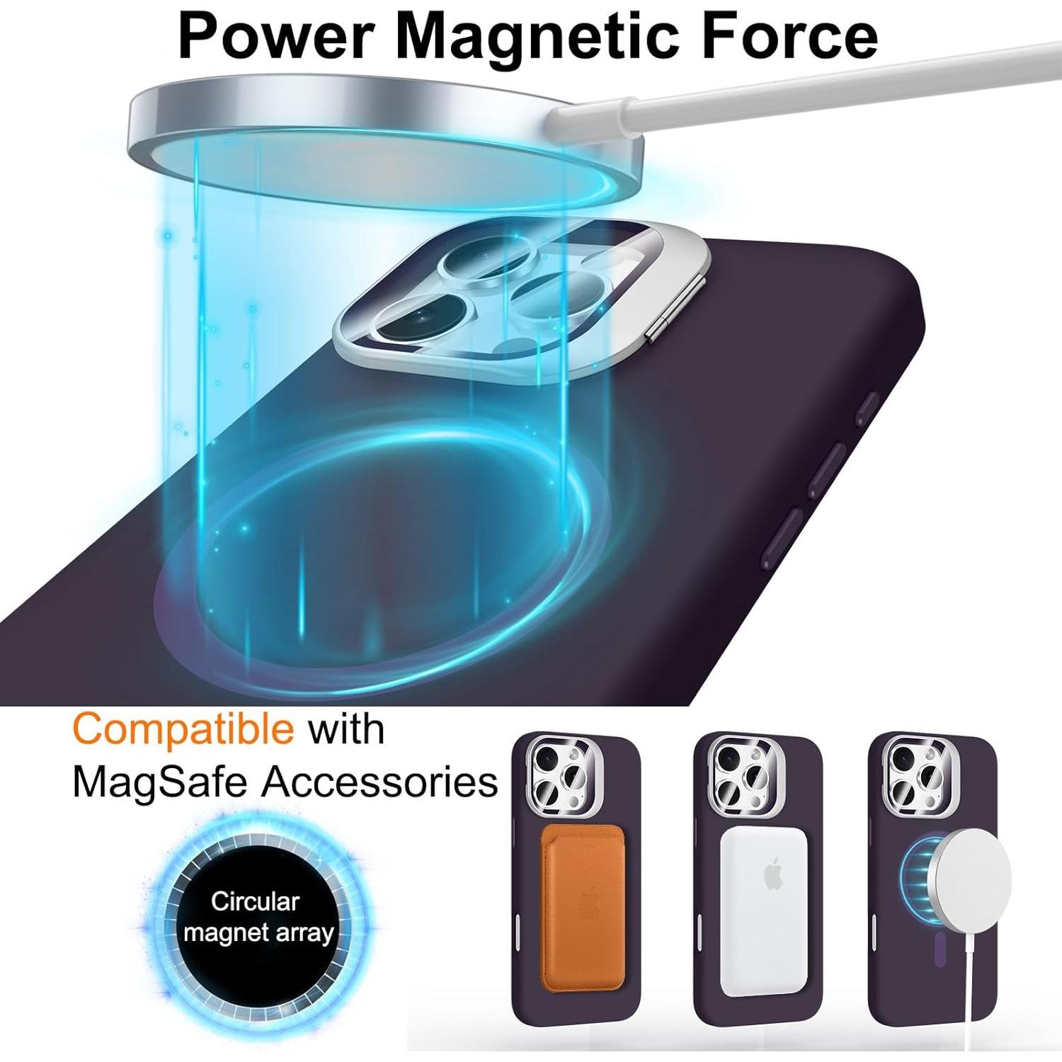 Funda para iPhone 16 Pro STERKER con Soporte y Protección Militar