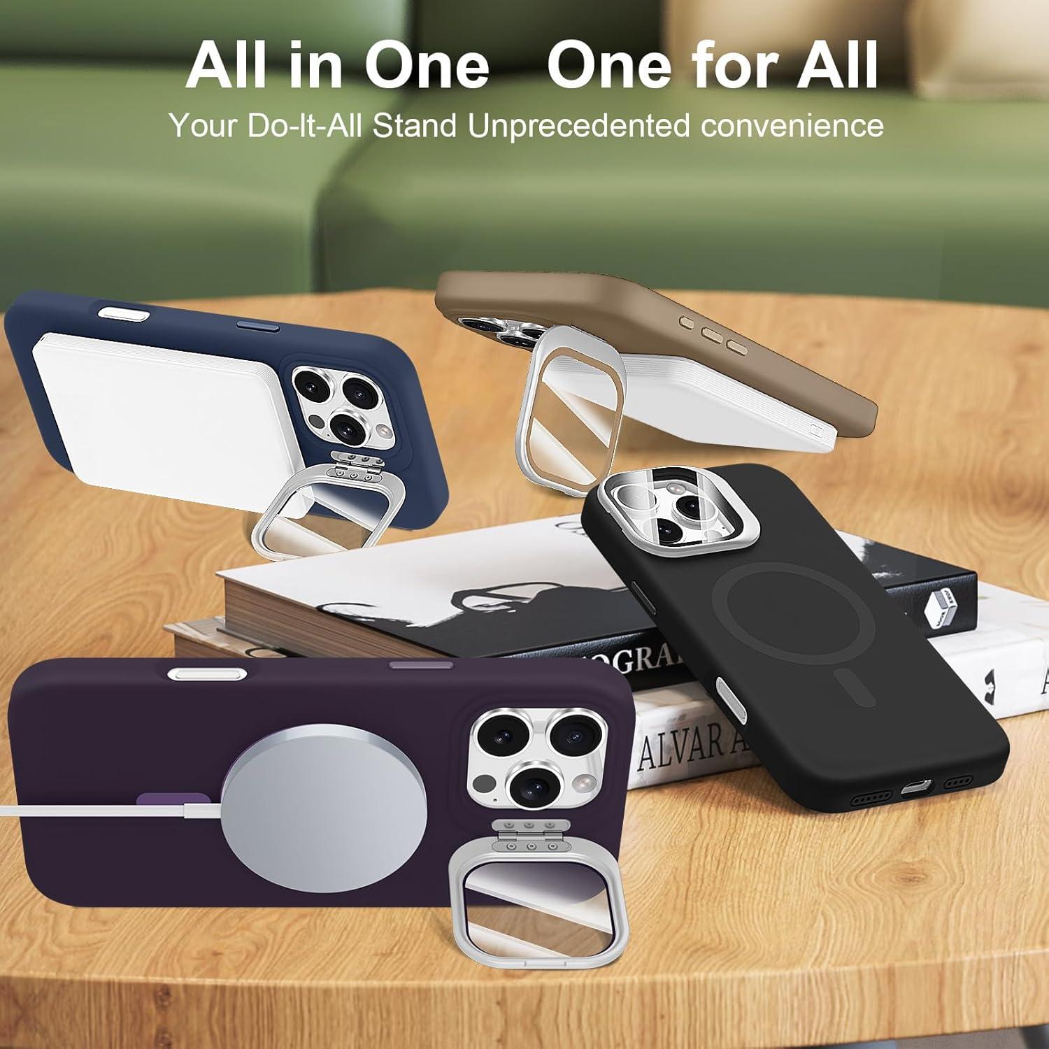 Funda para iPhone 16 Pro STERKER con Soporte y Protección Militar