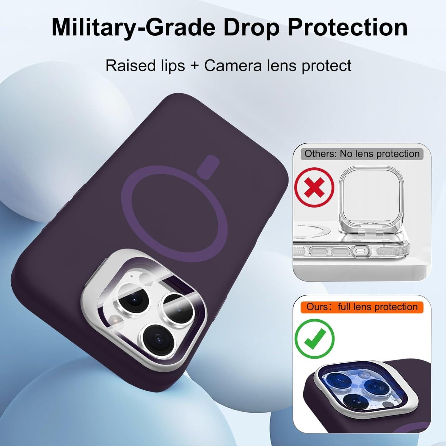 Funda para iPhone 16 Pro STERKER con Soporte y Protección Militar