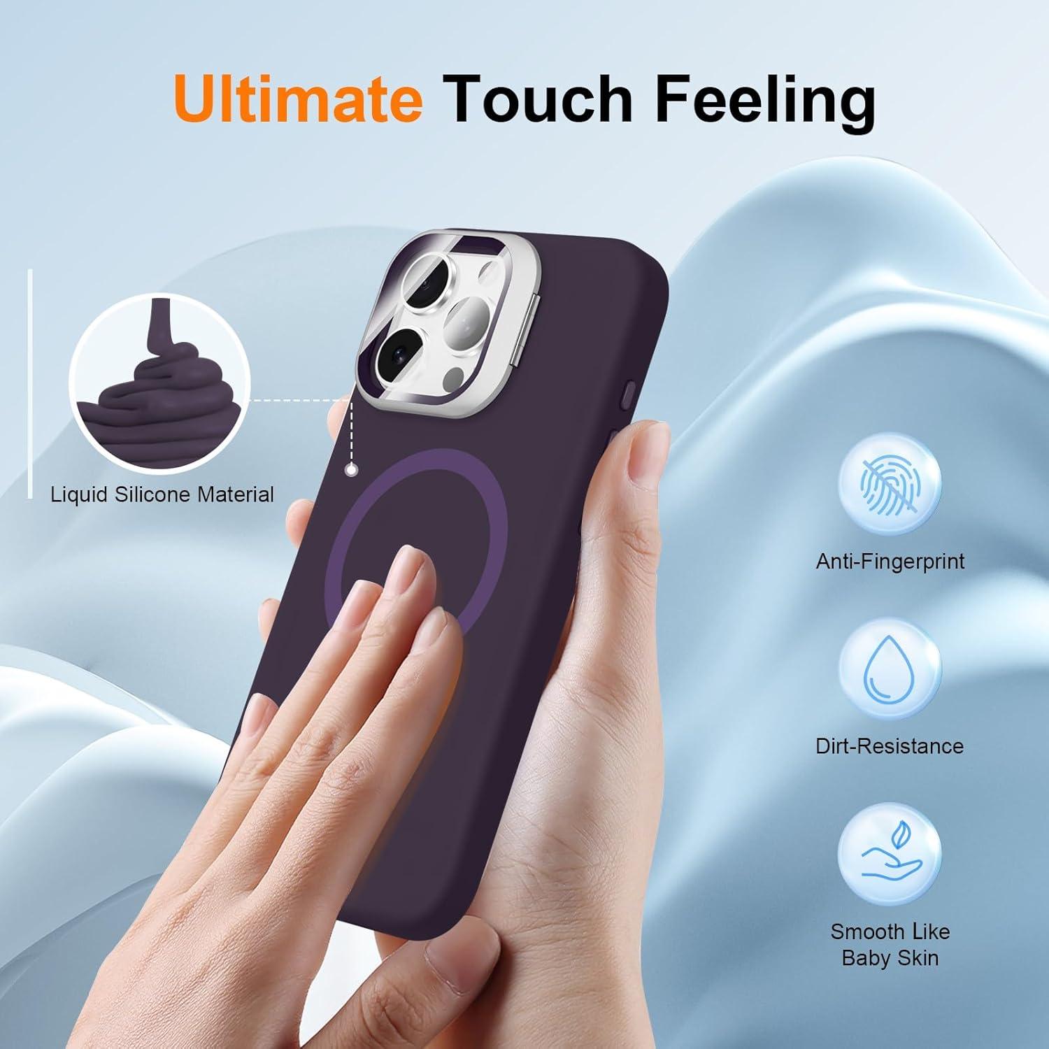 Funda para iPhone 16 Pro STERKER con Soporte y Protección Militar