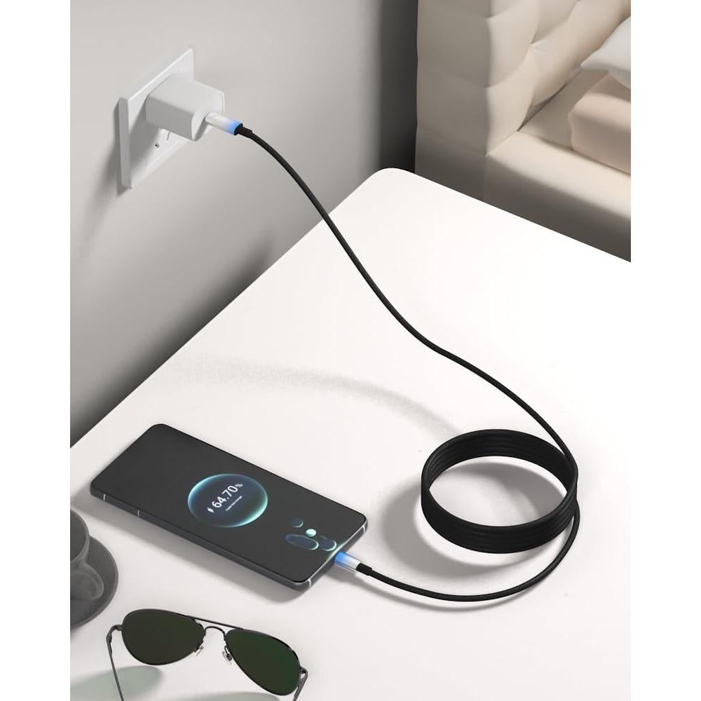 Cable USB C a USB C 100W PD con pantalla LED 1.2m FANTIA