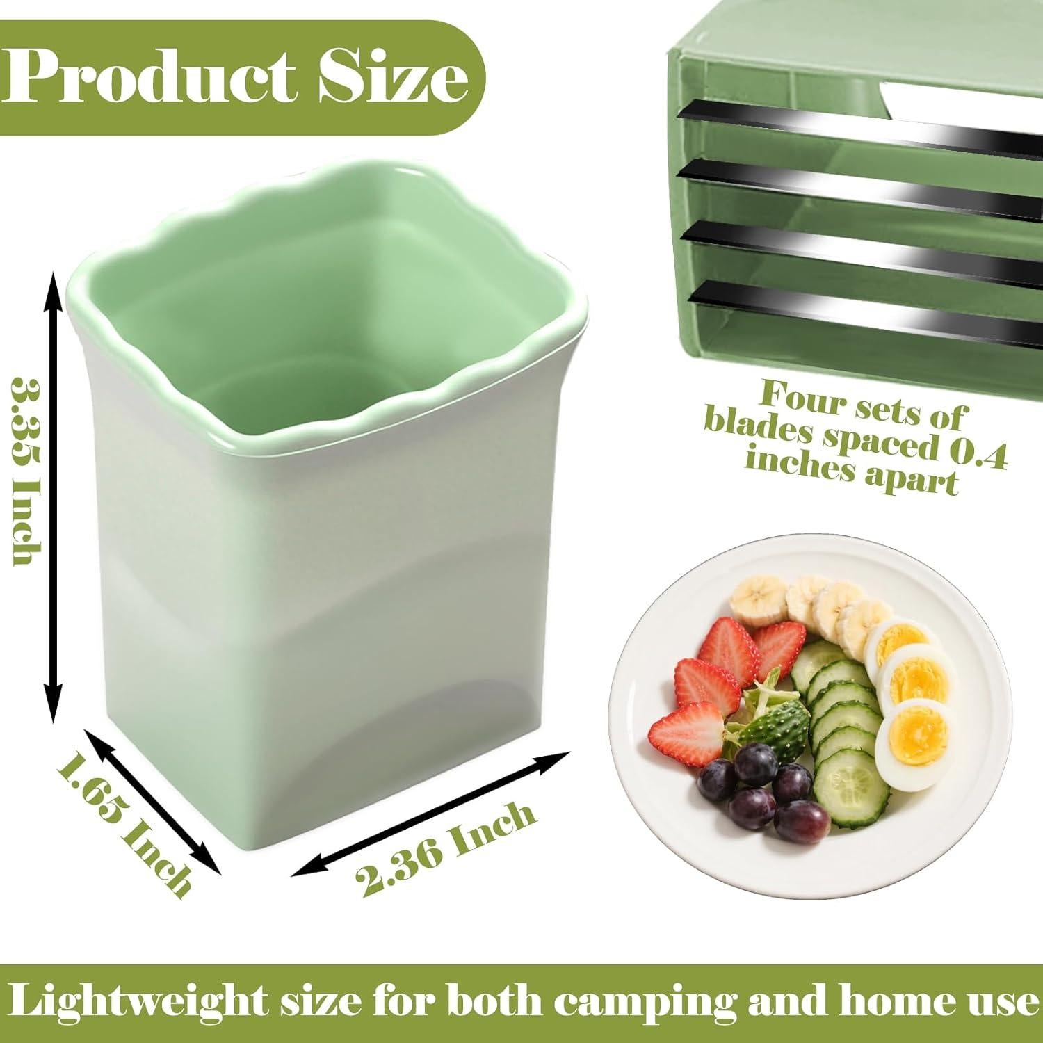 Cortador Multifuncional de Frutas FANTEXY - Acero Inoxidable